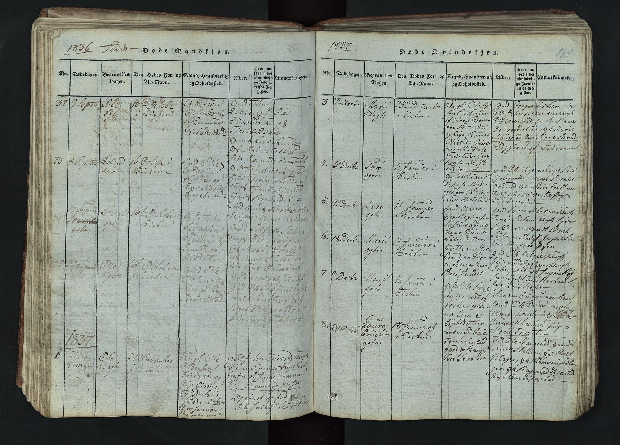 Lom prestekontor, SAH/PREST-070/L/L0002: Parish register (copy) no. 2, 1815-1844, p. 139
