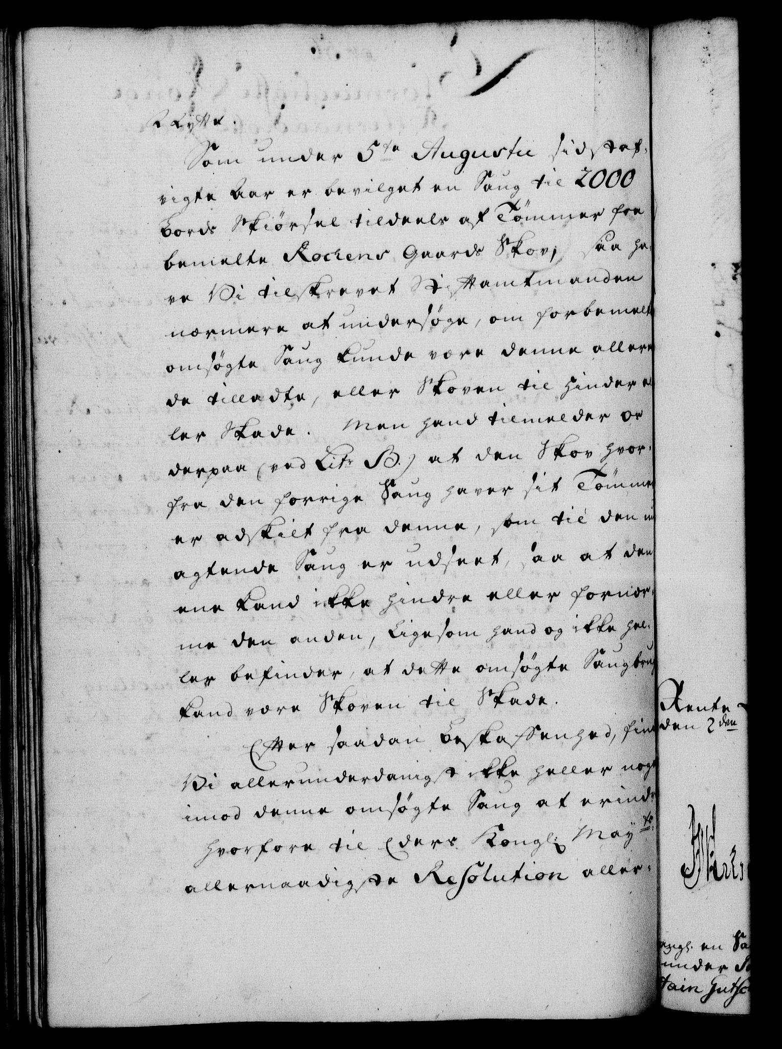 Rentekammeret, Kammerkanselliet, RA/EA-3111/G/Gf/Gfa/L0037: Norsk relasjons- og resolusjonsprotokoll (merket RK 52.37), 1755, p. 300