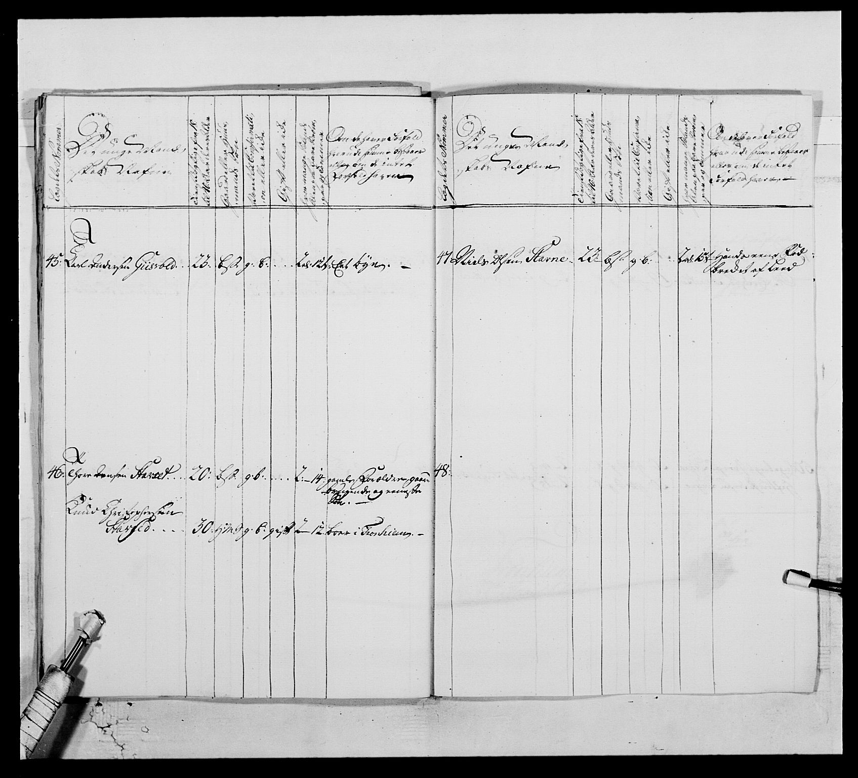 Kommanderende general (KG I) med Det norske krigsdirektorium, AV/RA-EA-5419/E/Ea/L0515: 3. Trondheimske regiment, 1756-1767, p. 345