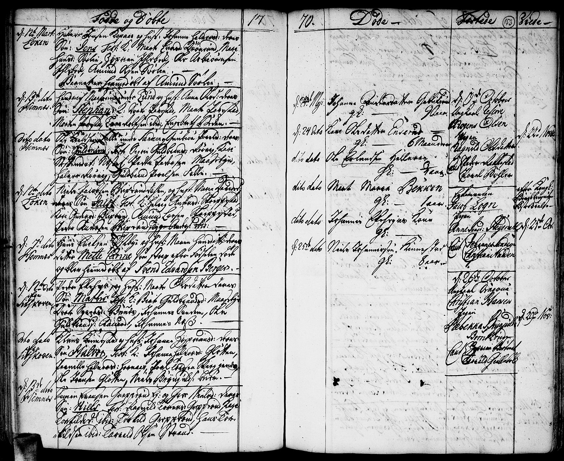 Høland prestekontor Kirkebøker, AV/SAO-A-10346a/F/Fa/L0004: Parish register (official) no. I 4, 1757-1780, p. 153