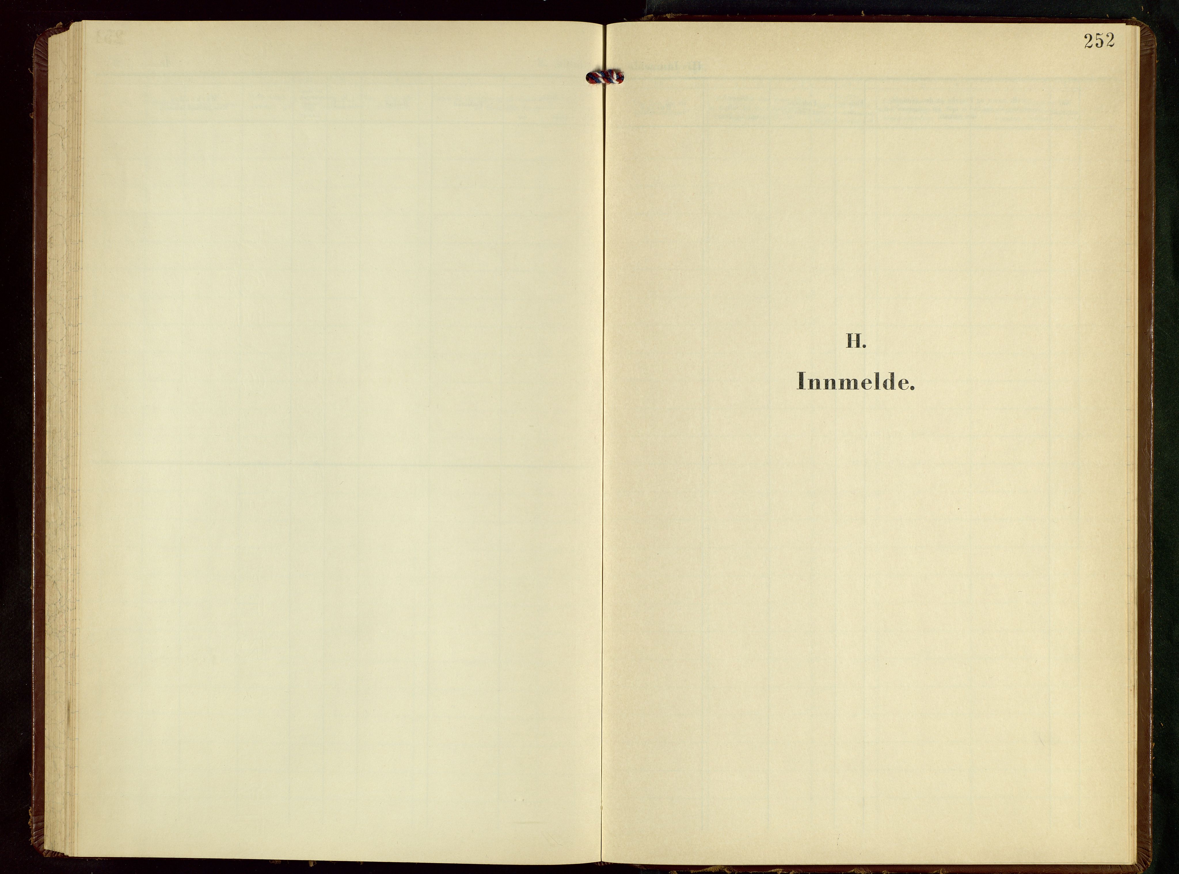 Hetland sokneprestkontor, SAST/A-101826/30/30BB/L0019: Parish register (copy) no. B 19, 1956-1968, p. 252