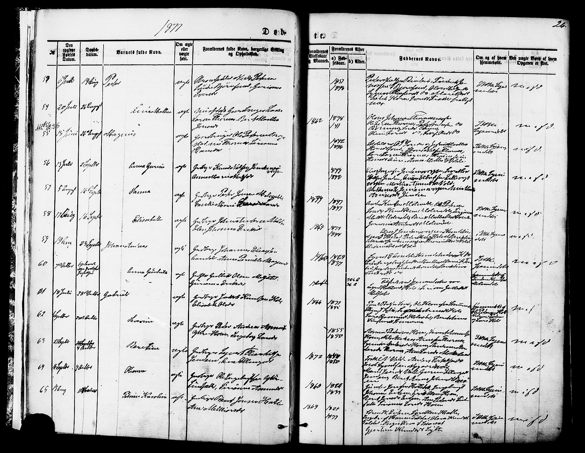 Ministerialprotokoller, klokkerbøker og fødselsregistre - Møre og Romsdal, AV/SAT-A-1454/565/L0749: Parish register (official) no. 565A03, 1871-1886, p. 26