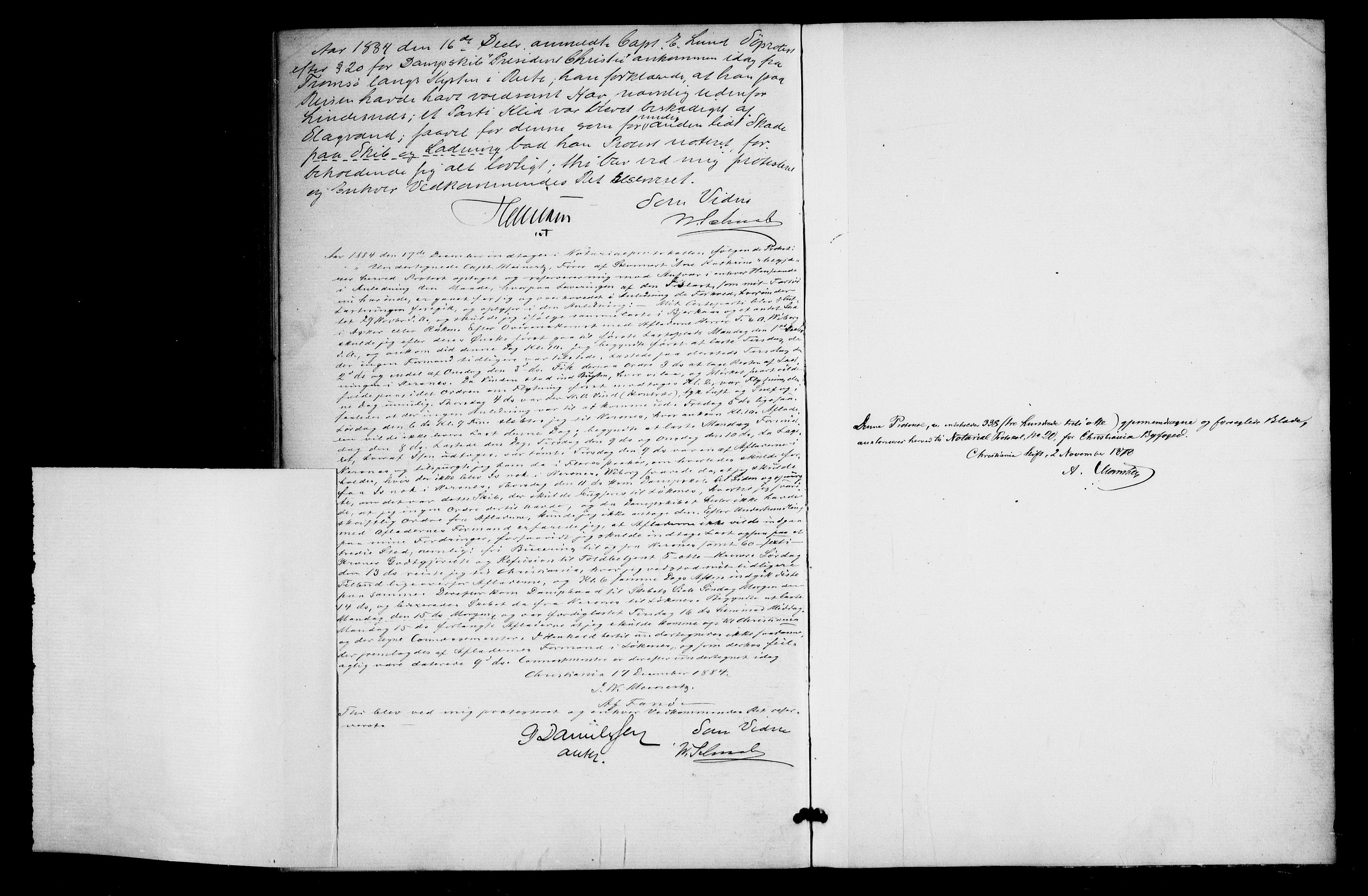 Oslo byfogd avd. I, SAO/A-10220/L/Lb/Lba/L0003: Notarialprotokoll, rekke I, 1878-1884, p. 338b
