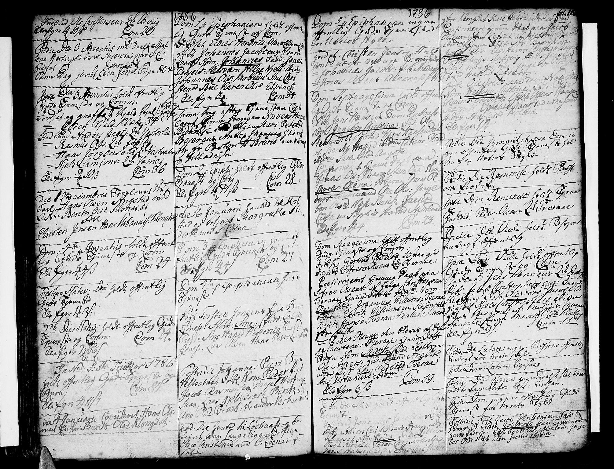 Ministerialprotokoller, klokkerbøker og fødselsregistre - Nordland, SAT/A-1459/852/L0735: Parish register (official) no. 852A05, 1762-1820, p. 112