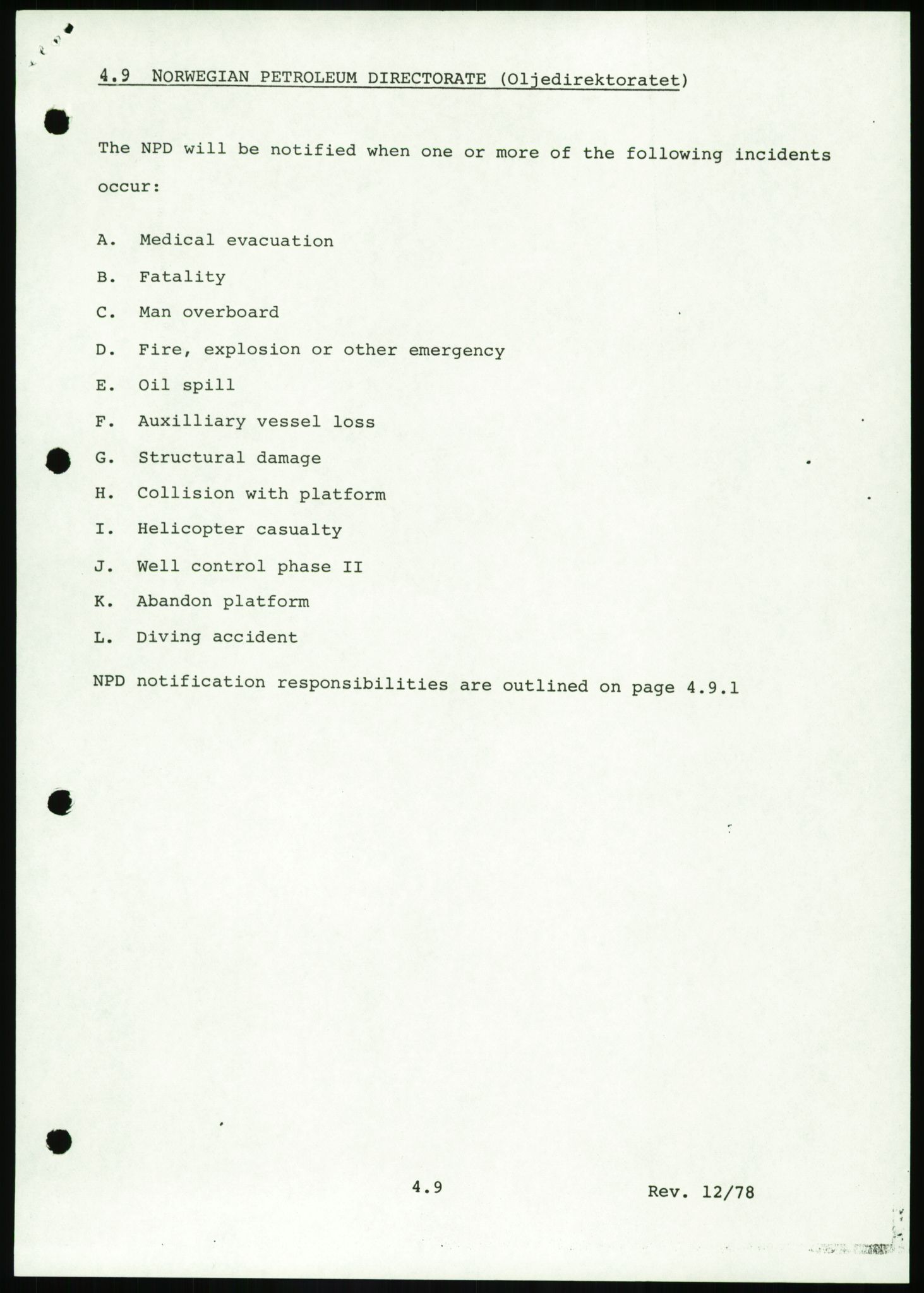 Justisdepartementet, Granskningskommisjonen ved Alexander Kielland-ulykken 27.3.1980, AV/RA-S-1165/D/L0016: O Beredskapsplaner (Doku.liste + O1-O3 av 3), 1980-1981, p. 275