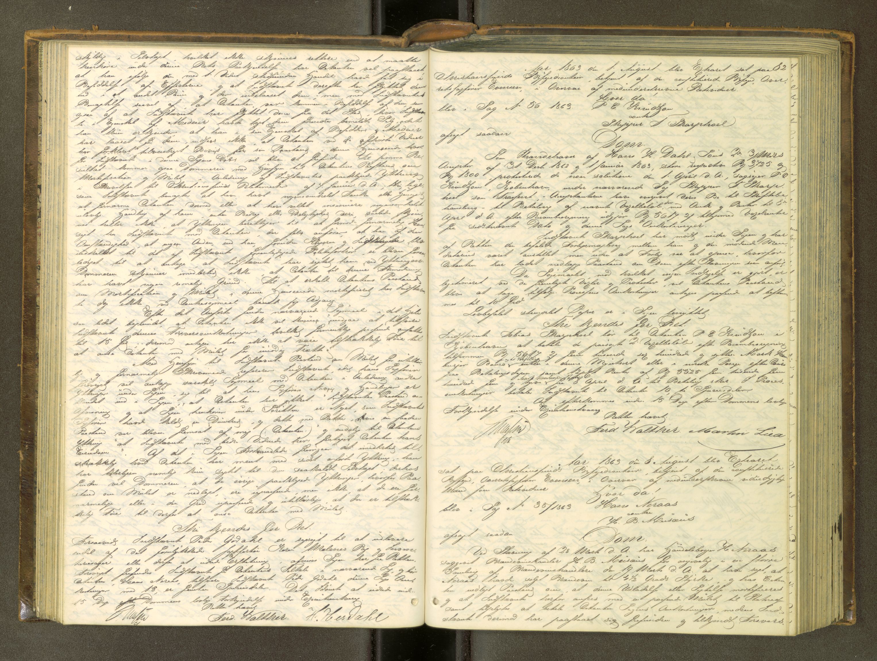Kristiansund byfogd, AV/SAT-A-4587/A/04/L0003: Domprotokoll. Aut. 08.10.1861, 1861-1868, p. 81b-82a