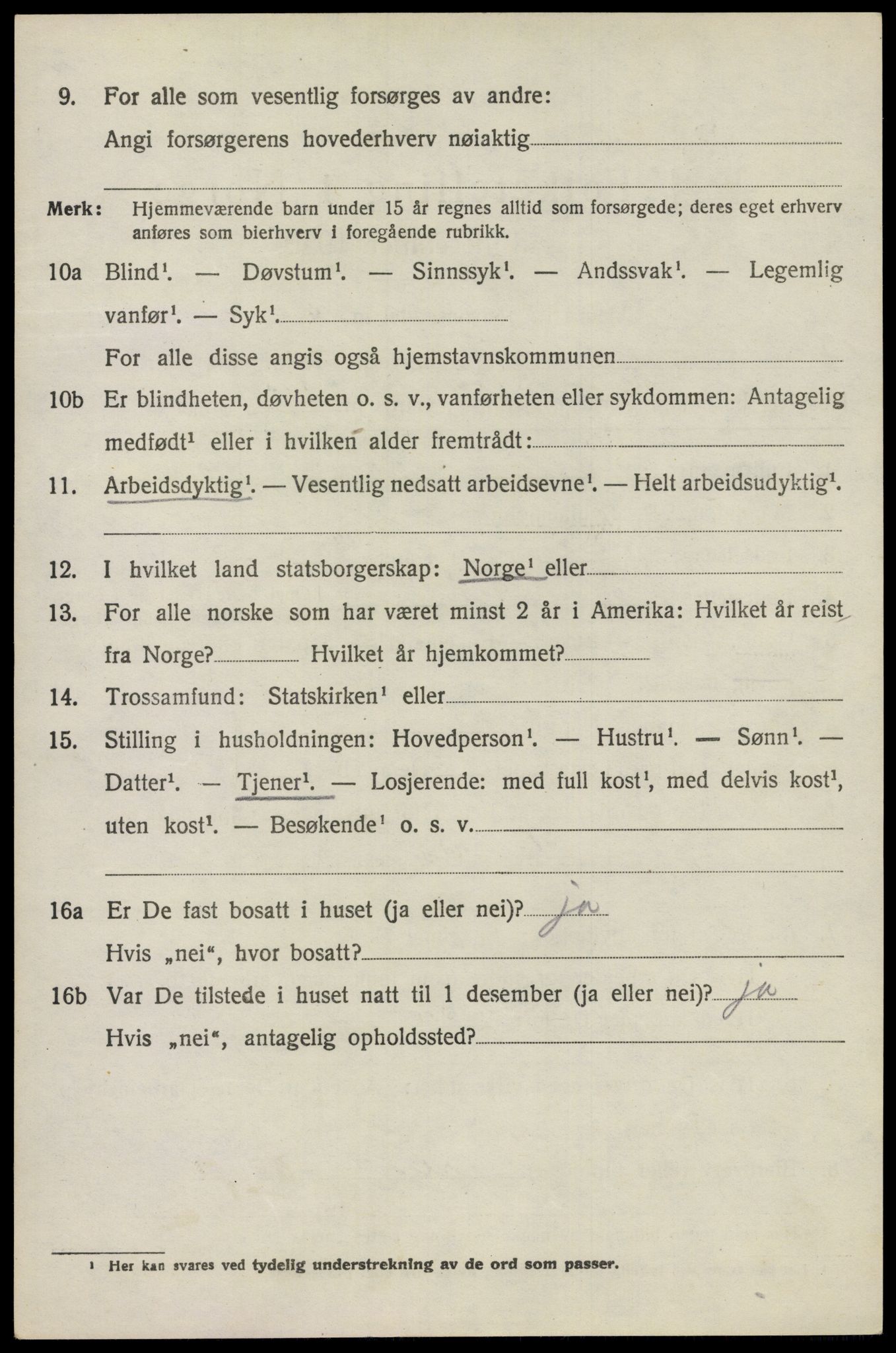 SAO, 1920 census for Høland, 1920, p. 10796