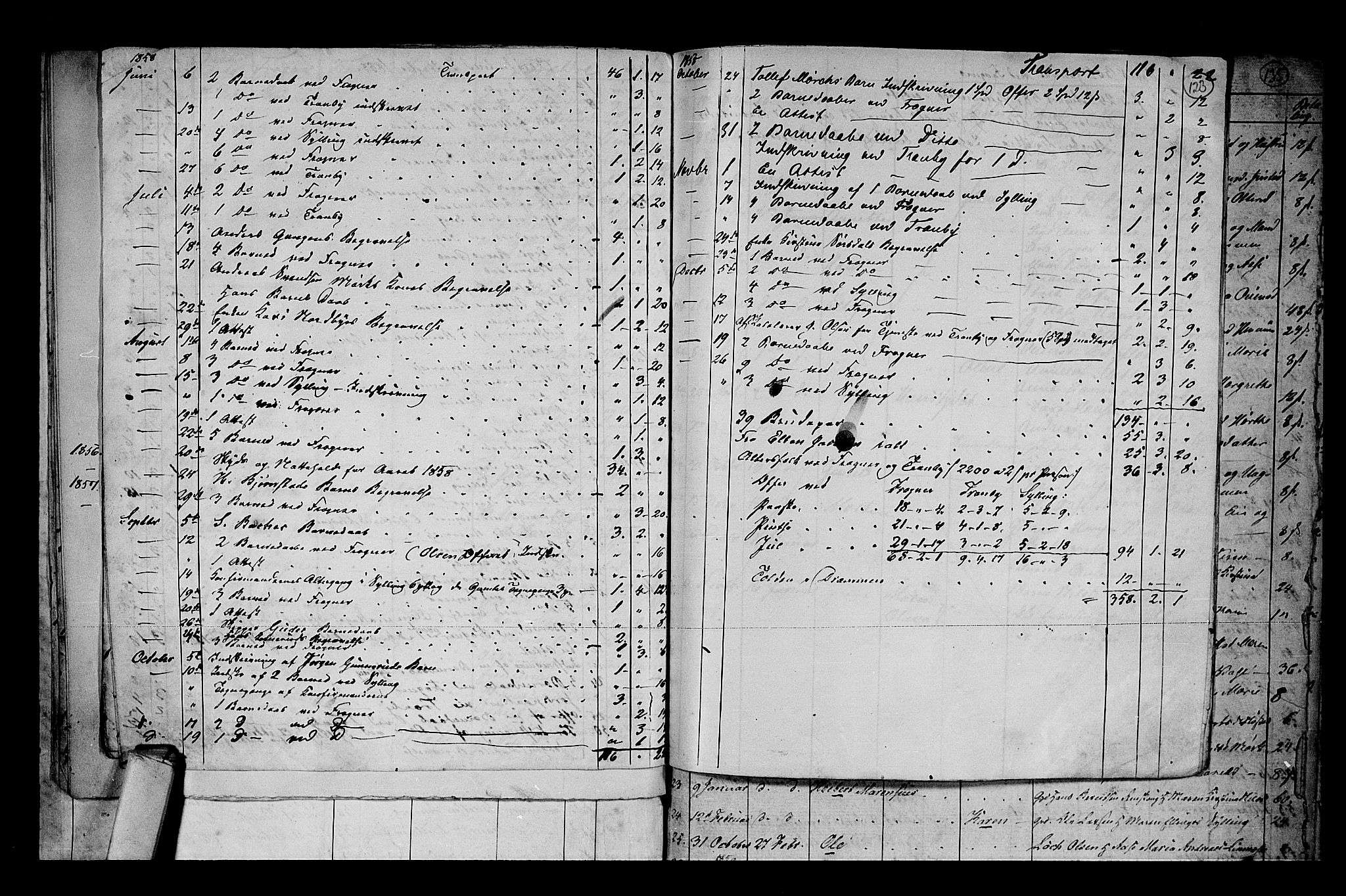 Lier kirkebøker, AV/SAKO-A-230/G/Ga/L0002: Parish register (copy) no. I 2, 1841-1862, p. 123