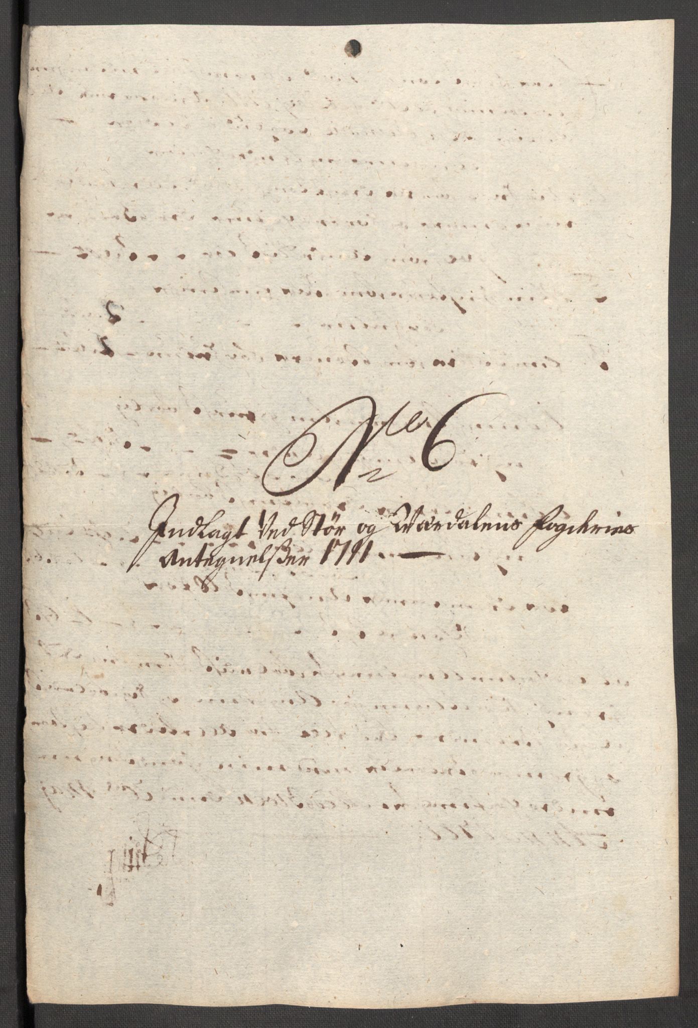 Rentekammeret inntil 1814, Reviderte regnskaper, Fogderegnskap, AV/RA-EA-4092/R62/L4201: Fogderegnskap Stjørdal og Verdal, 1711, p. 530