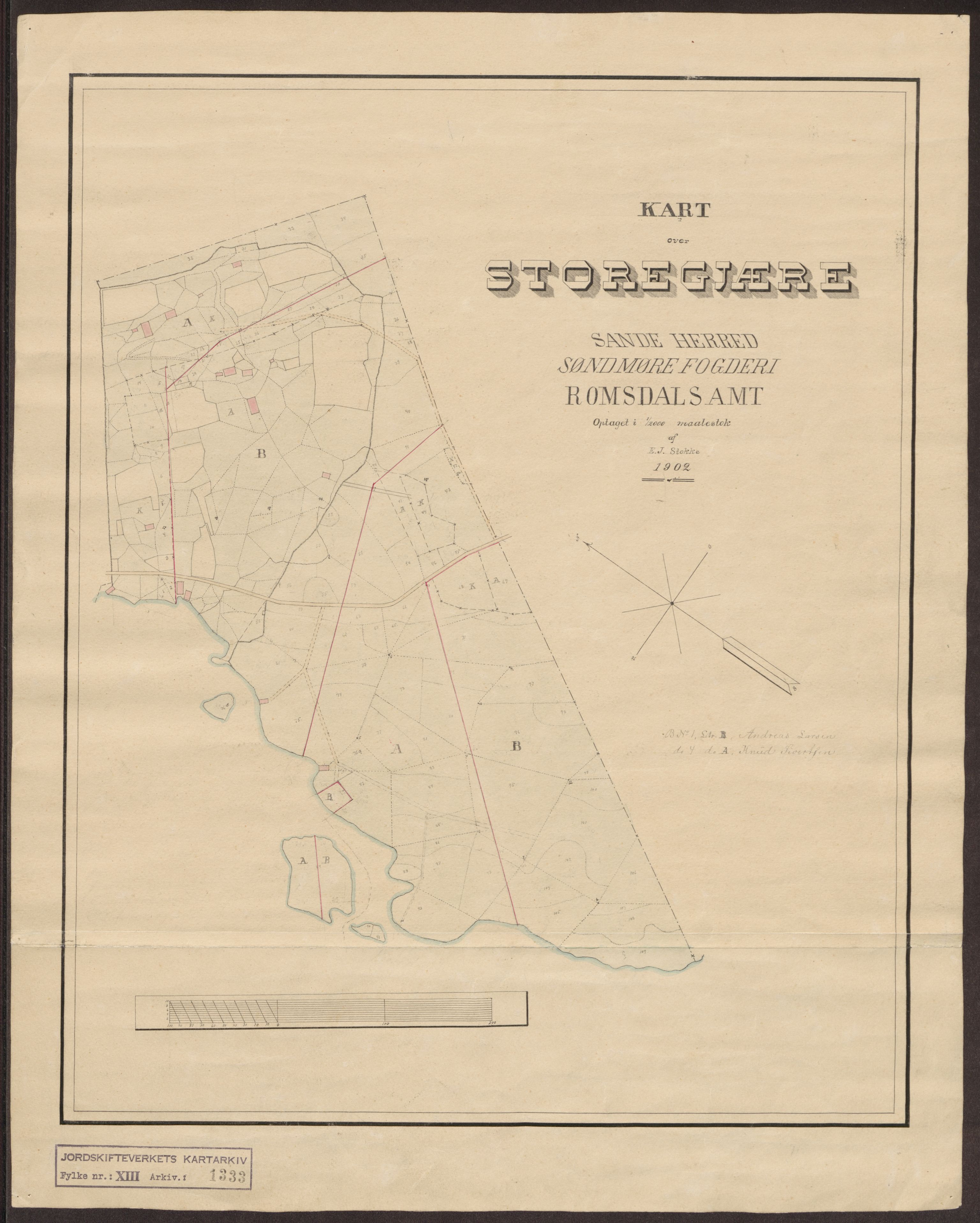 Jordskifteverkets kartarkiv, AV/RA-S-3929/T, 1859-1988, p. 1582