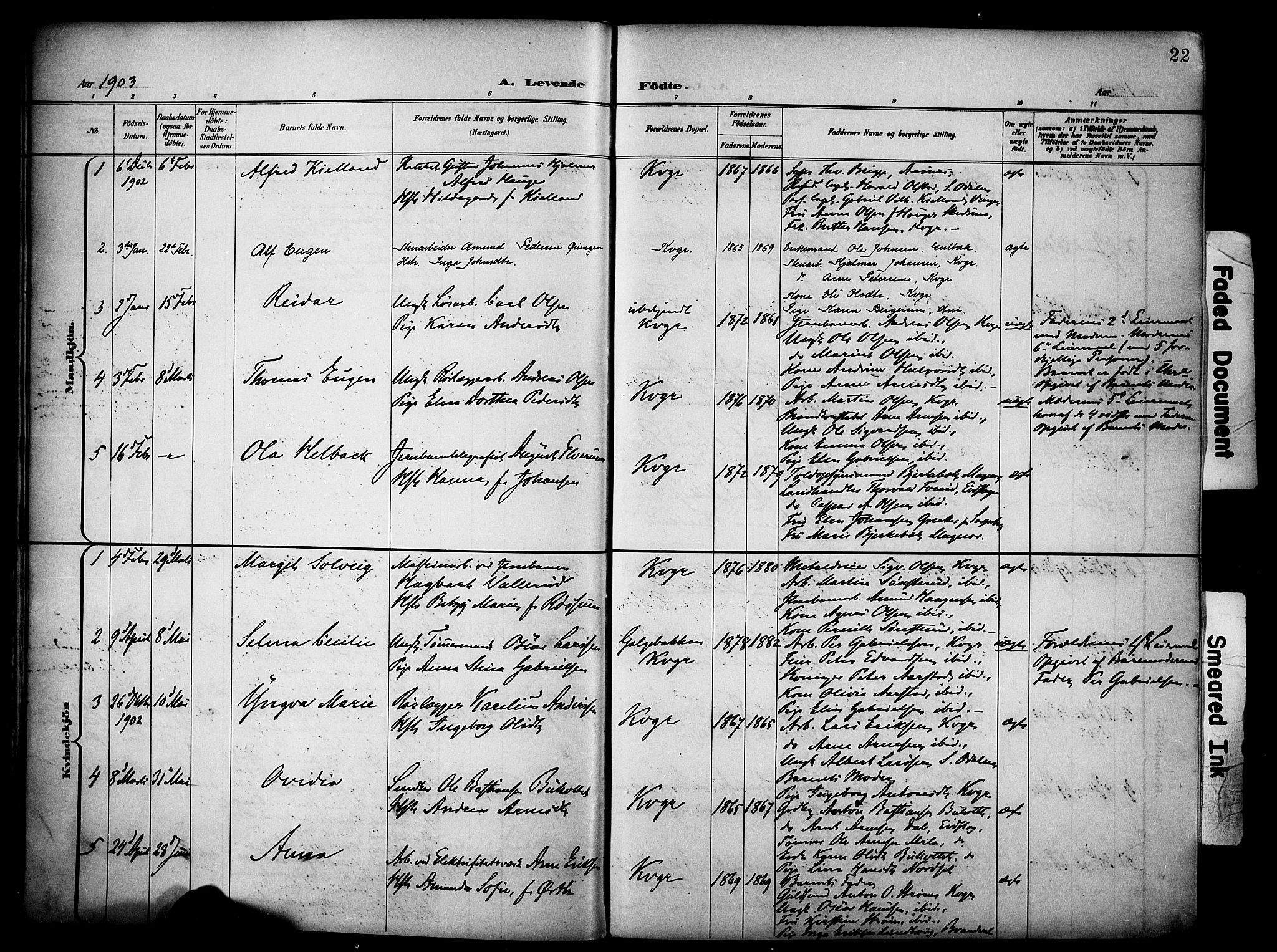 Vinger prestekontor, AV/SAH-PREST-024/H/Ha/Haa/L0016: Parish register (official) no. 16, 1898-1920, p. 22