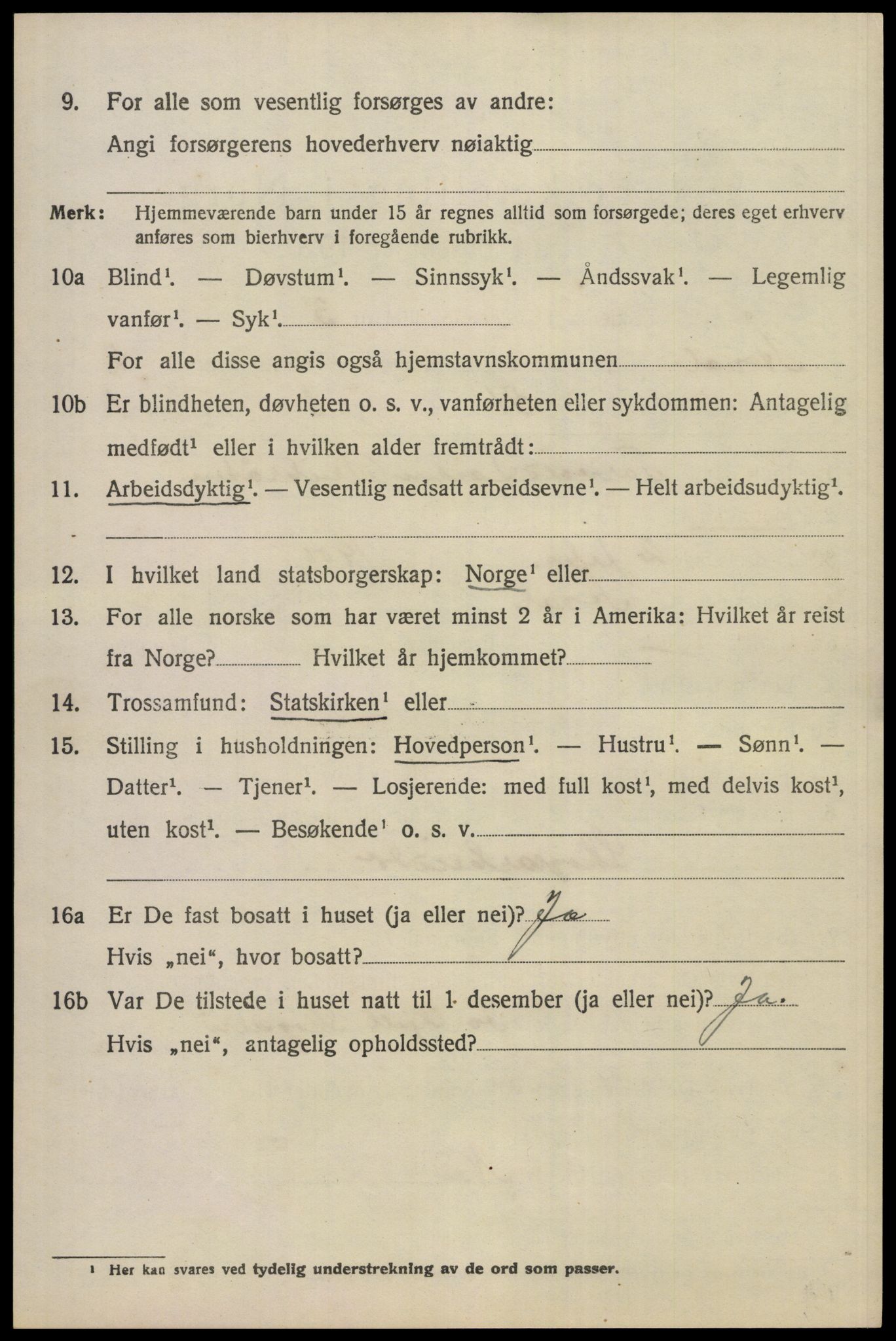 SAKO, 1920 census for Ådal, 1920, p. 2777