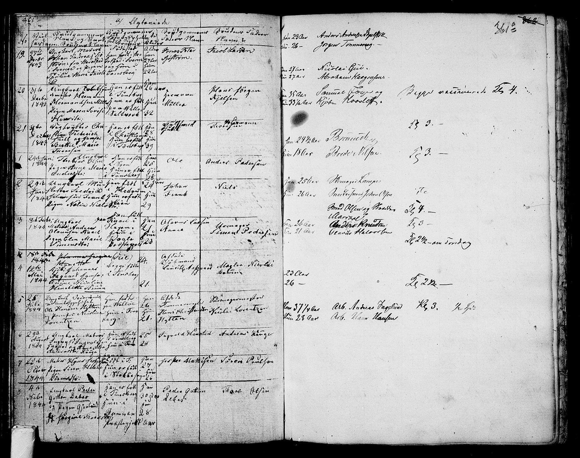 Tønsberg kirkebøker, AV/SAKO-A-330/G/Ga/L0002: Parish register (copy) no. 2, 1827-1854, p. 361-362