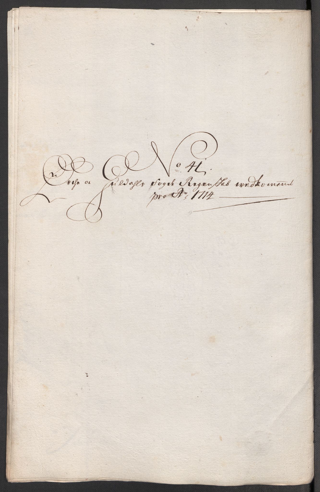 Rentekammeret inntil 1814, Reviderte regnskaper, Fogderegnskap, RA/EA-4092/R60/L3965: Fogderegnskap Orkdal og Gauldal, 1714, p. 343