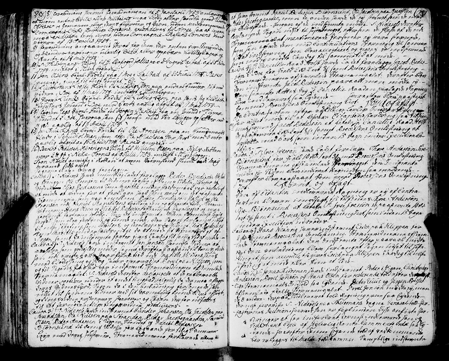 Romsdal sorenskriveri, AV/SAT-A-4149/1/1/1A/L0013: Tingbok, 1749-1757, p. 286-287