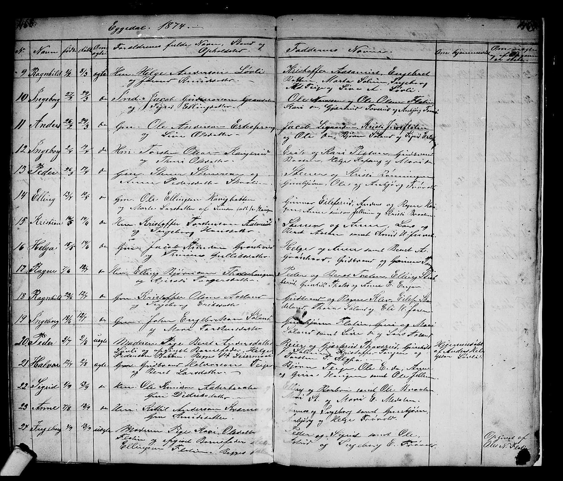 Sigdal kirkebøker, AV/SAKO-A-245/G/Gb/L0001: Parish register (copy) no. II 1, 1841-1874, p. 468-469