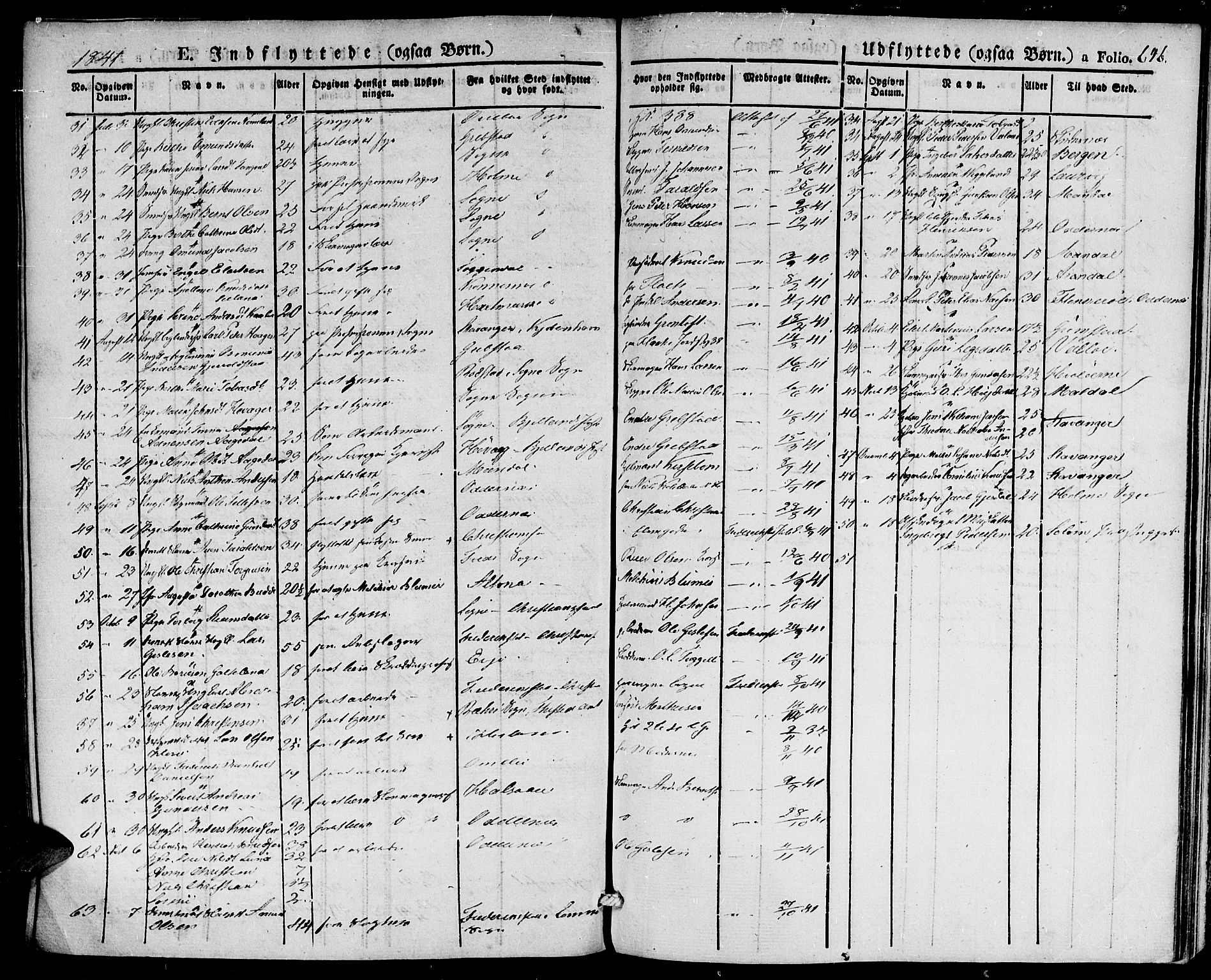 Kristiansand domprosti, SAK/1112-0006/F/Fa/L0011: Parish register (official) no. A 11, 1827-1841, p. 646