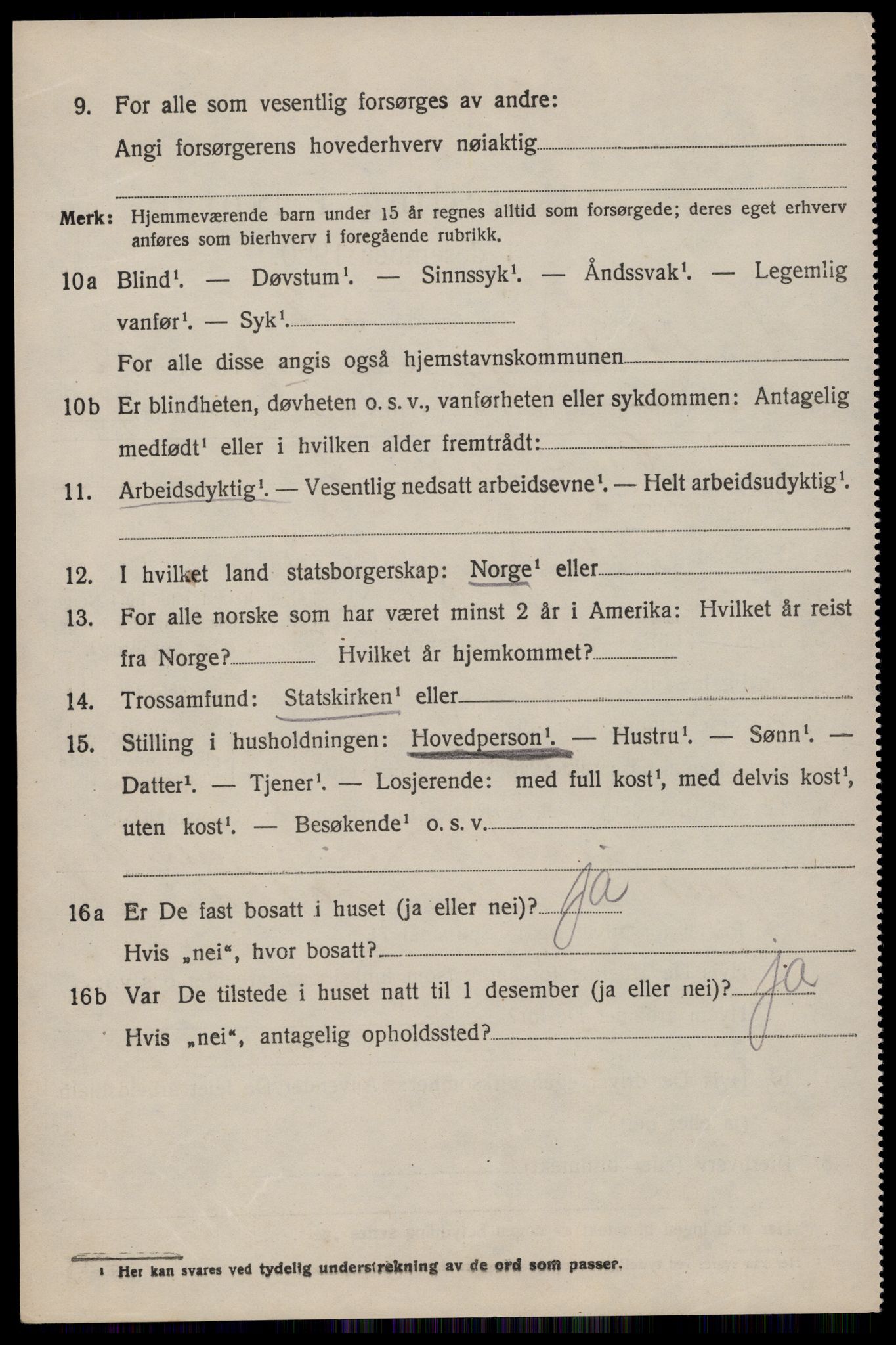 SAKO, 1920 census for Hjartdal, 1920, p. 2507