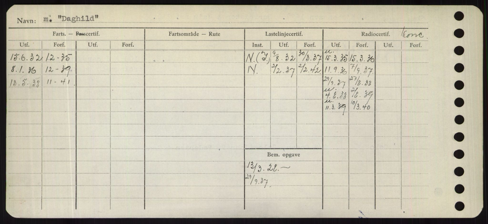 Sjøfartsdirektoratet med forløpere, Skipsmålingen, RA/S-1627/H/Hd/L0008: Fartøy, C-D, p. 334