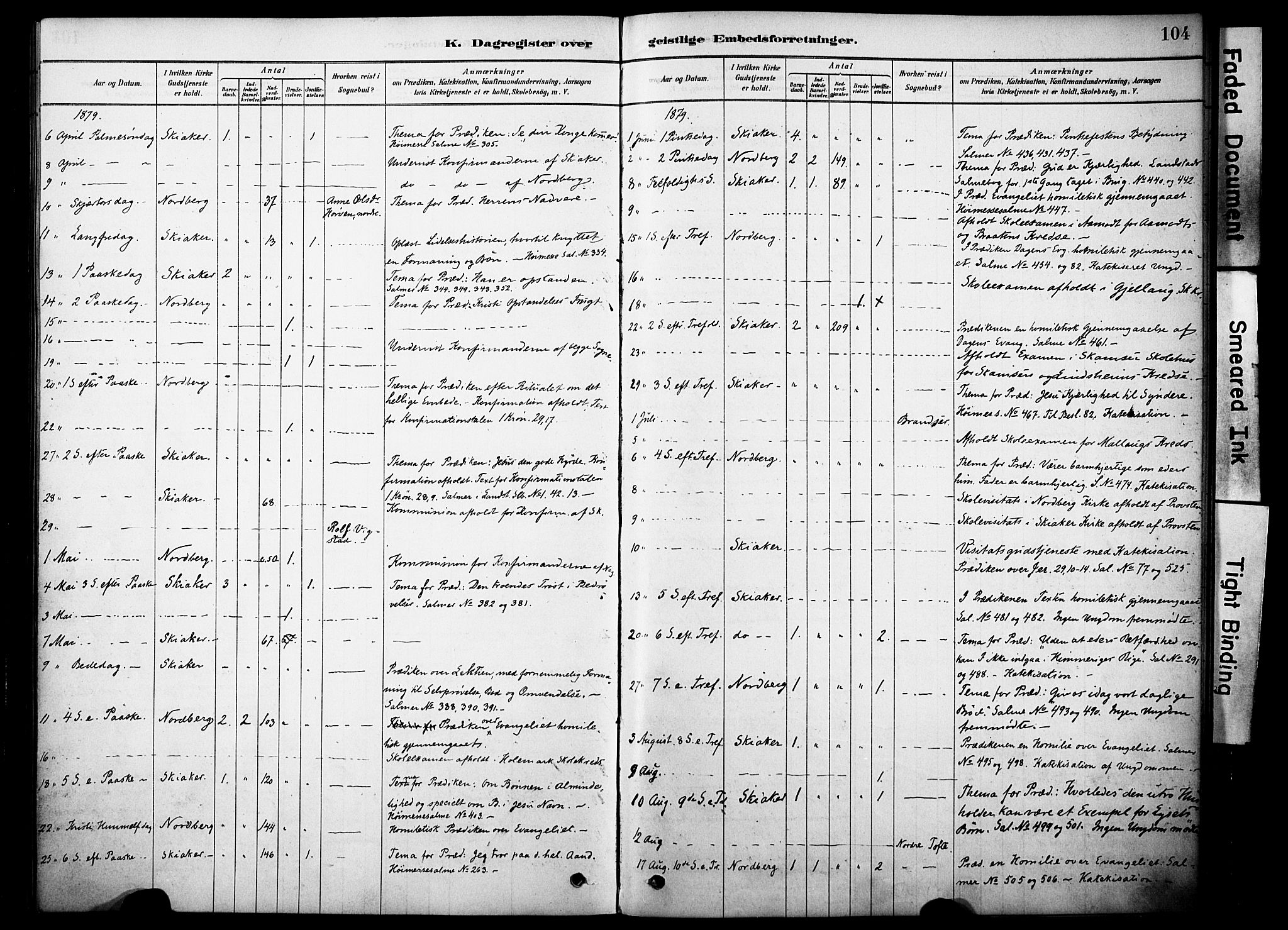 Skjåk prestekontor, SAH/PREST-072/H/Ha/Haa/L0002: Parish register (official) no. 2, 1878-1907, p. 104