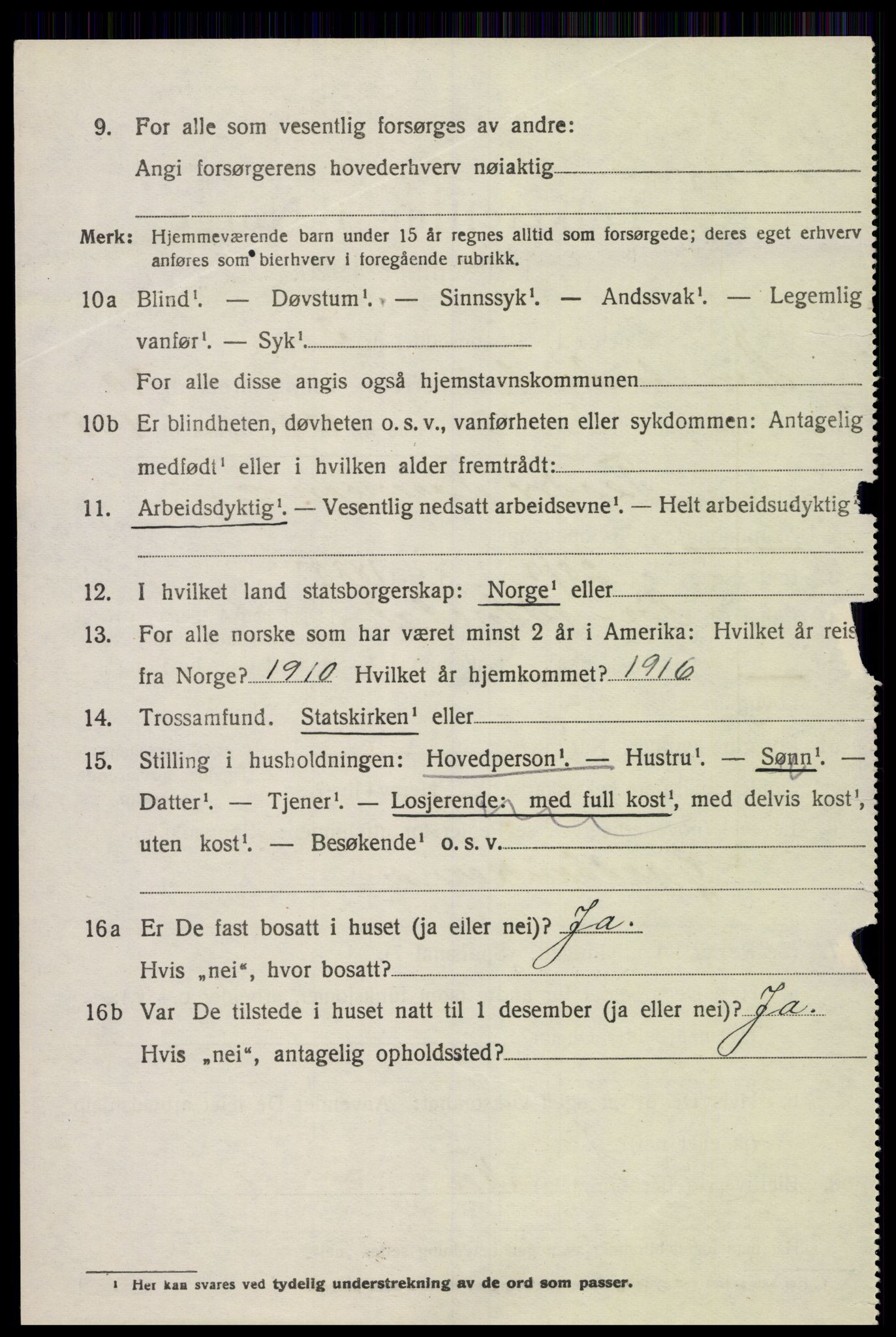 SAK, 1920 census for Sør-Audnedal, 1920, p. 6838