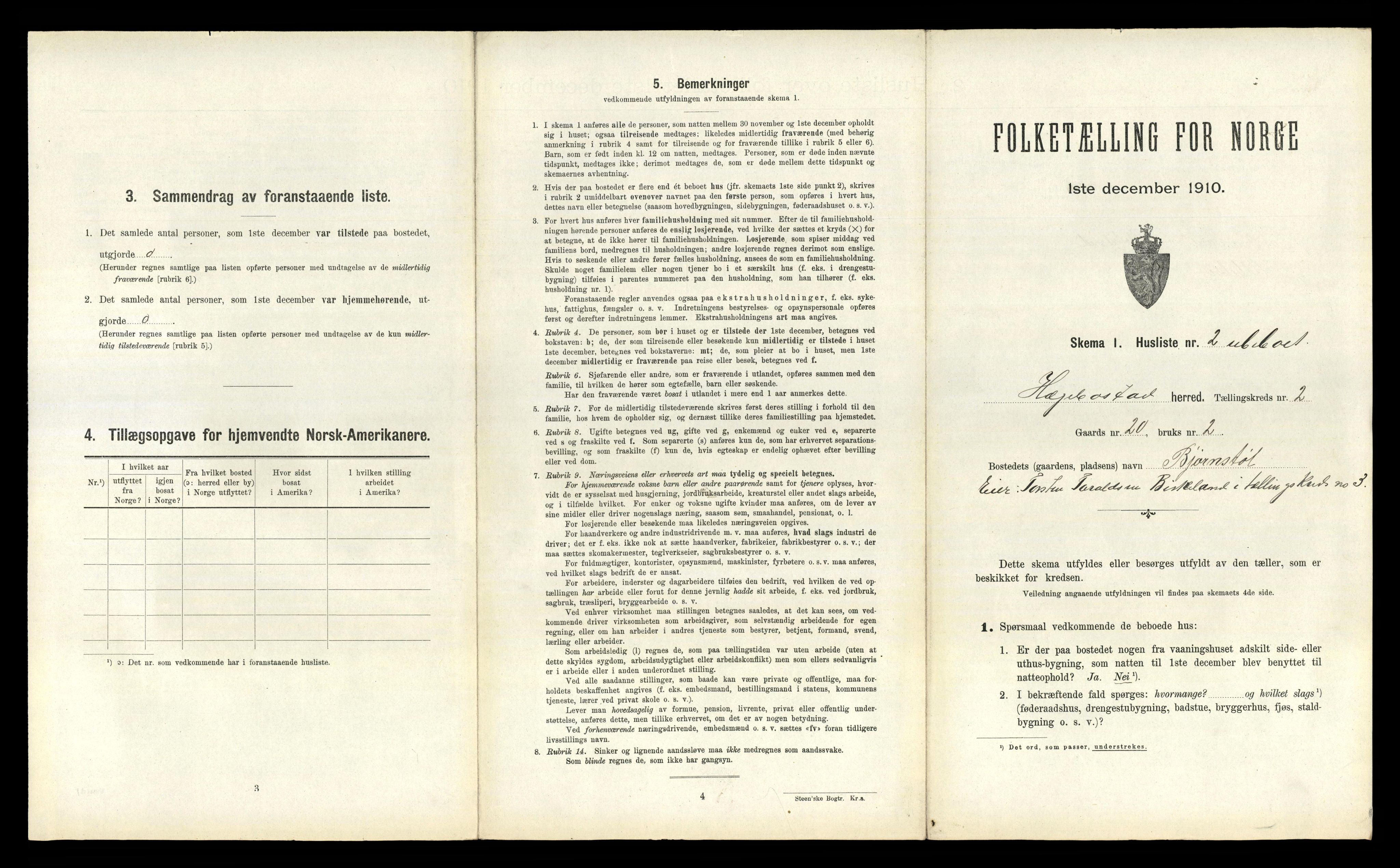 RA, 1910 census for Hægebostad, 1910, p. 137