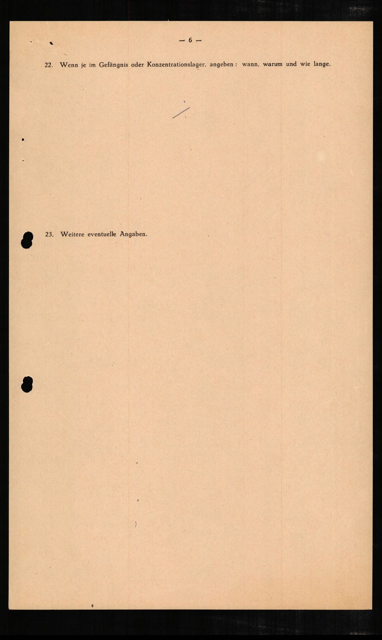 Forsvaret, Forsvarets overkommando II, RA/RAFA-3915/D/Db/L0005: CI Questionaires. Tyske okkupasjonsstyrker i Norge. Tyskere., 1945-1946, p. 164