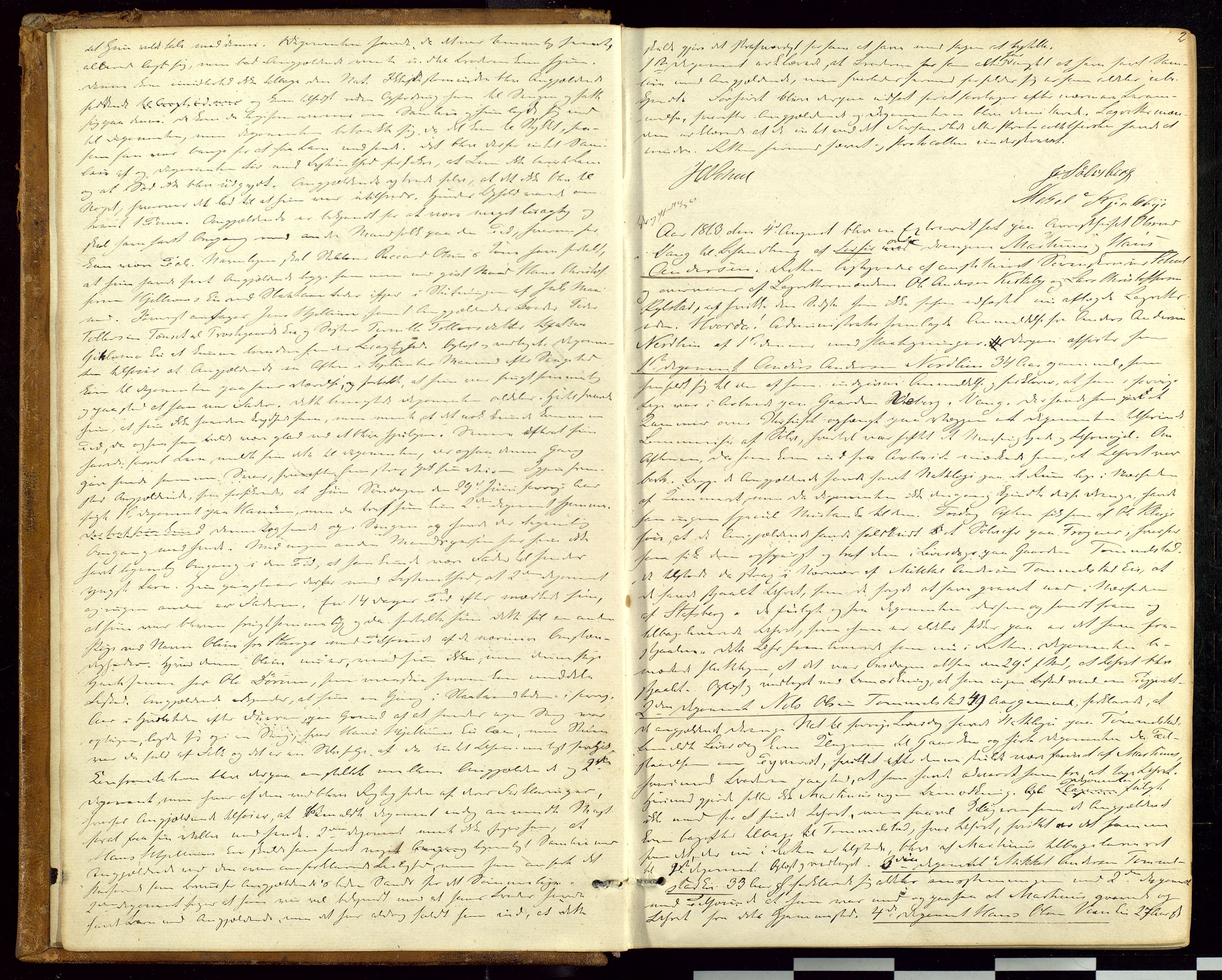 Hamar sorenskriveri, SAH/TING-030/G/Gc/L0001: Forhørs- og ekstrarettsprotokoll, 1863-1869, p. 1b-2a