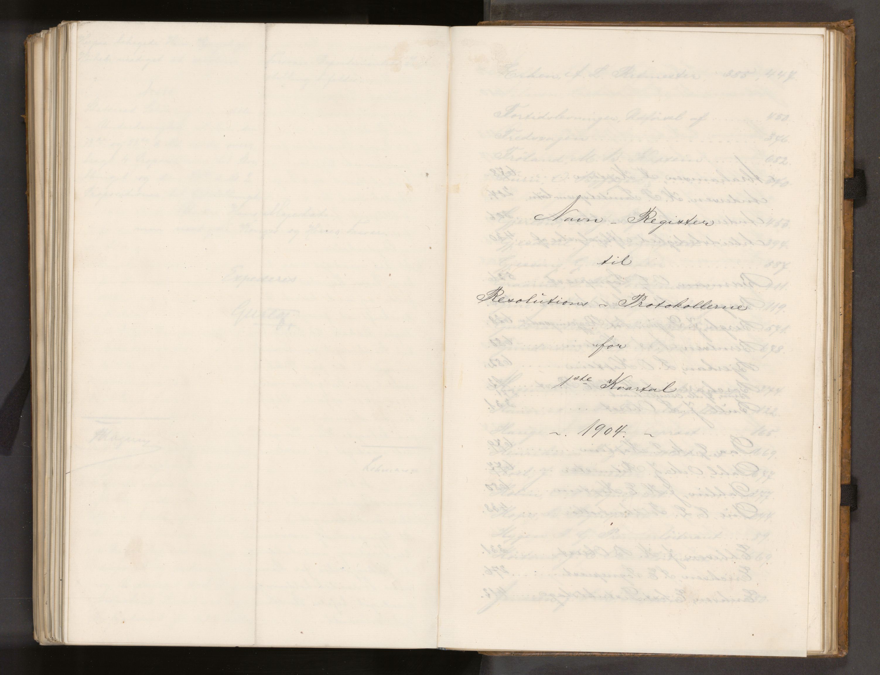 Statsrådssekretariatet, AV/RA-S-1001/A/Ab/L0199: Kgl. res. nr. 1-685, 1. kvartal, 1904