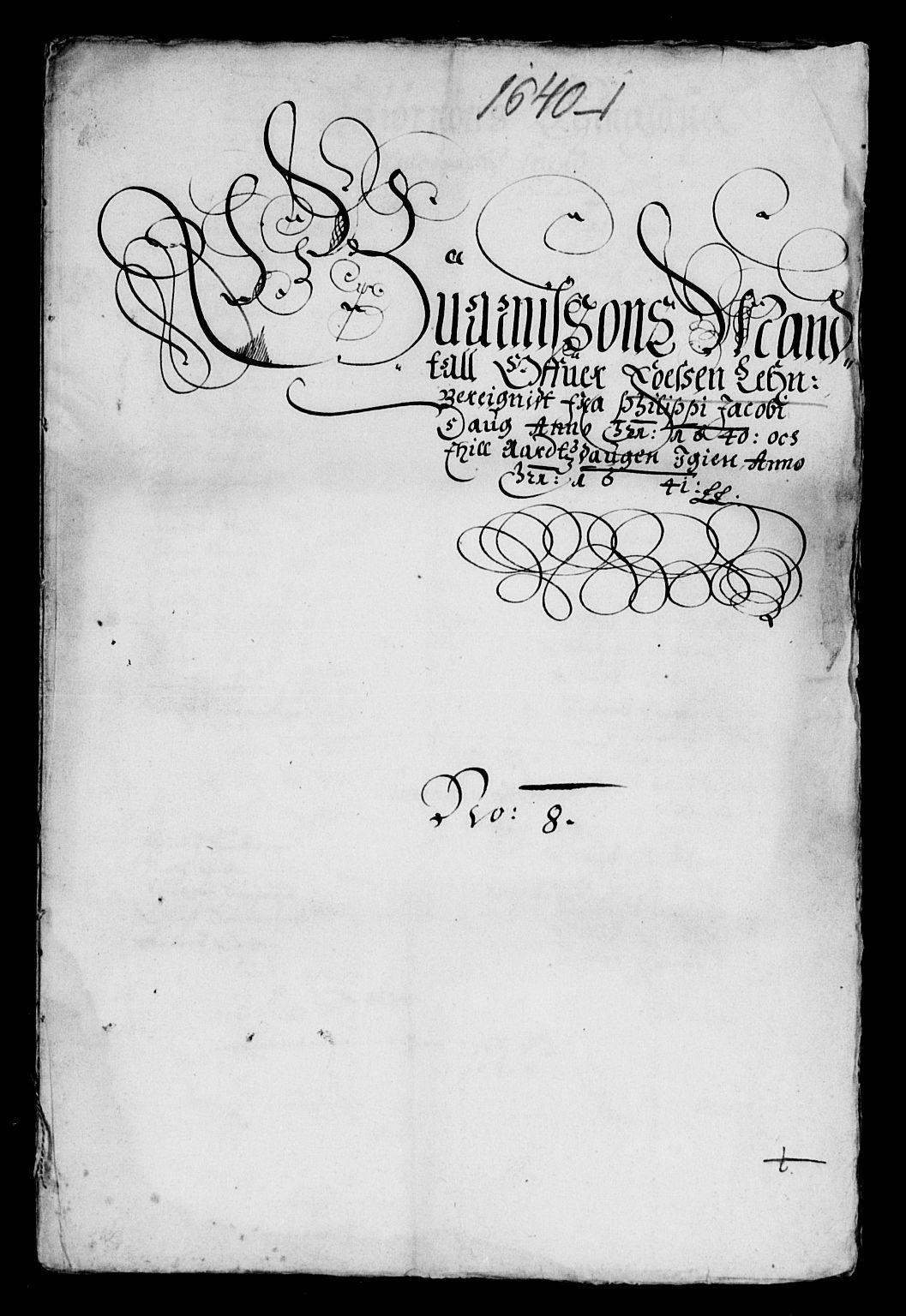 Rentekammeret inntil 1814, Reviderte regnskaper, Lensregnskaper, AV/RA-EA-5023/R/Rb/Rbw/L0069: Trondheim len, 1640-1641