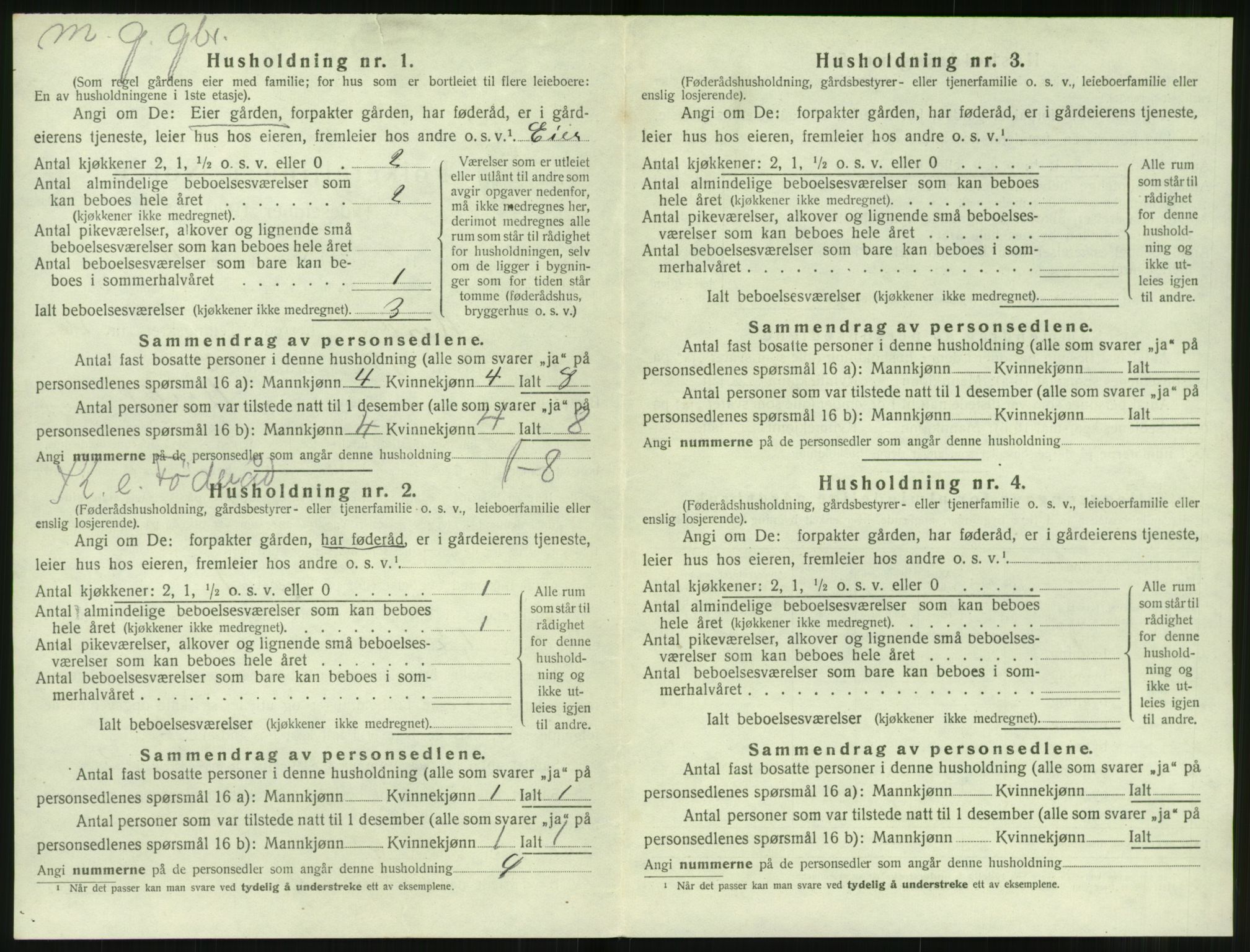 SAT, 1920 census for Herøy (MR), 1920, p. 1358