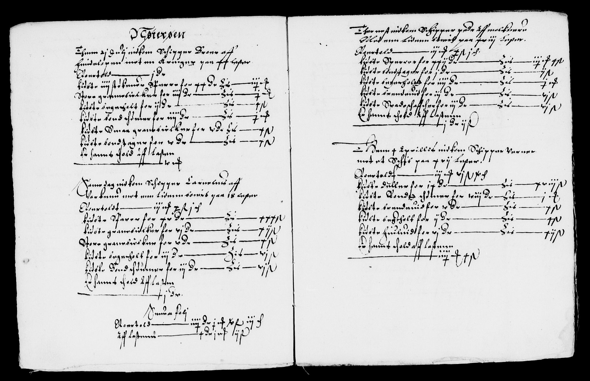 Rentekammeret inntil 1814, Reviderte regnskaper, Lensregnskaper, AV/RA-EA-5023/R/Rb/Rbo/L0001: Tønsberg len, 1584-1612