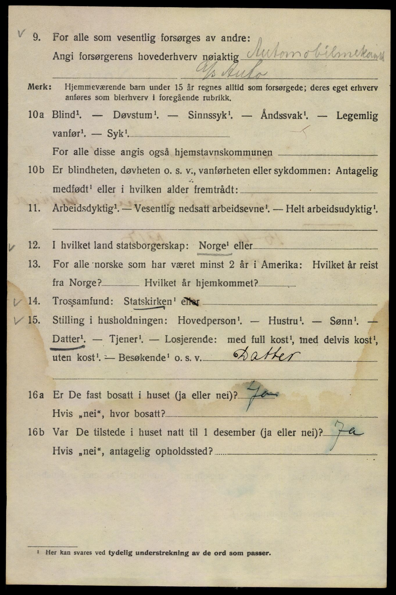 SAO, 1920 census for Kristiania, 1920, p. 364744