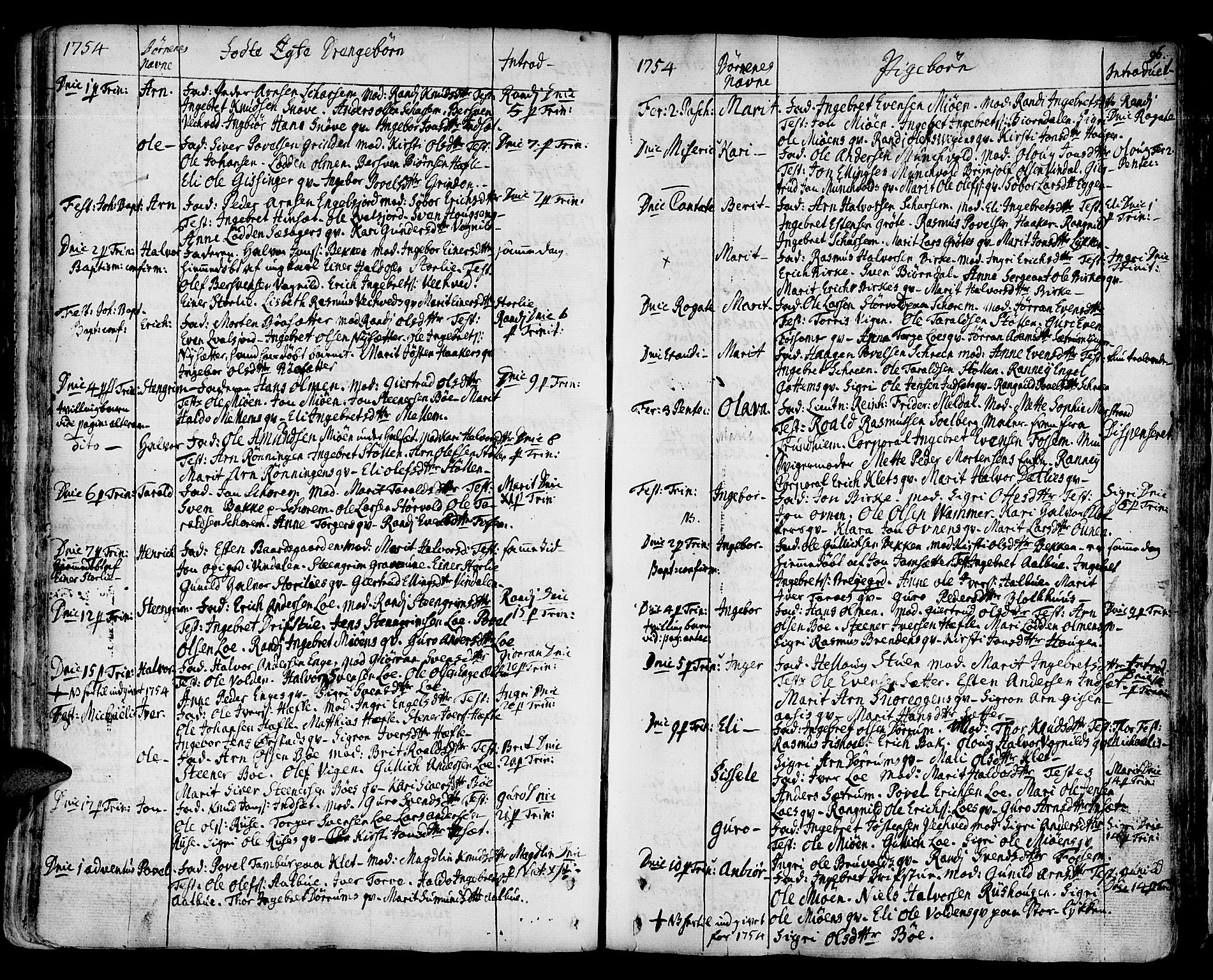 Ministerialprotokoller, klokkerbøker og fødselsregistre - Sør-Trøndelag, SAT/A-1456/678/L0891: Parish register (official) no. 678A01, 1739-1780, p. 96