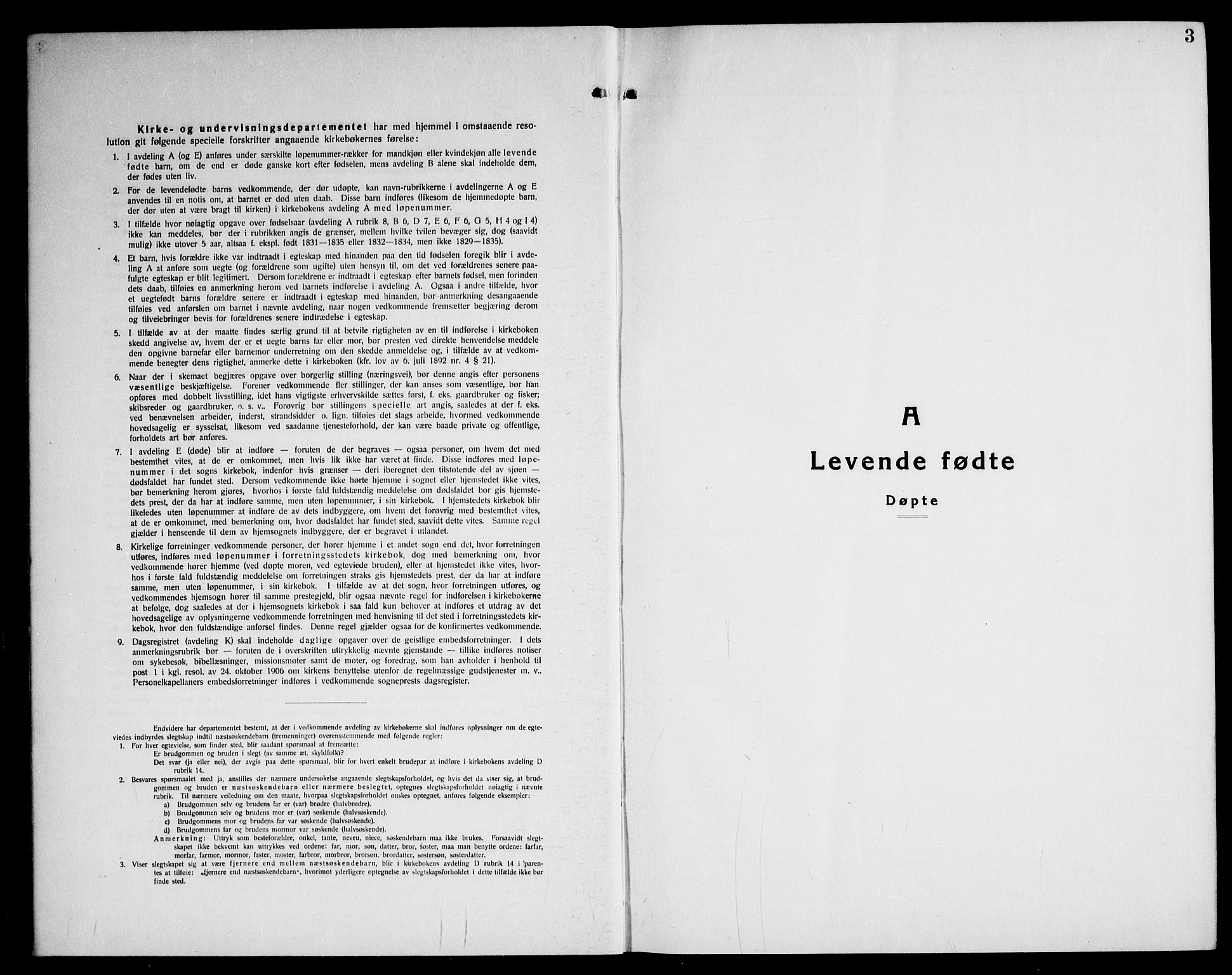 Kråkstad prestekontor Kirkebøker, SAO/A-10125a/G/Gb/L0002: Parish register (copy) no. II 2, 1921-1941, p. 3