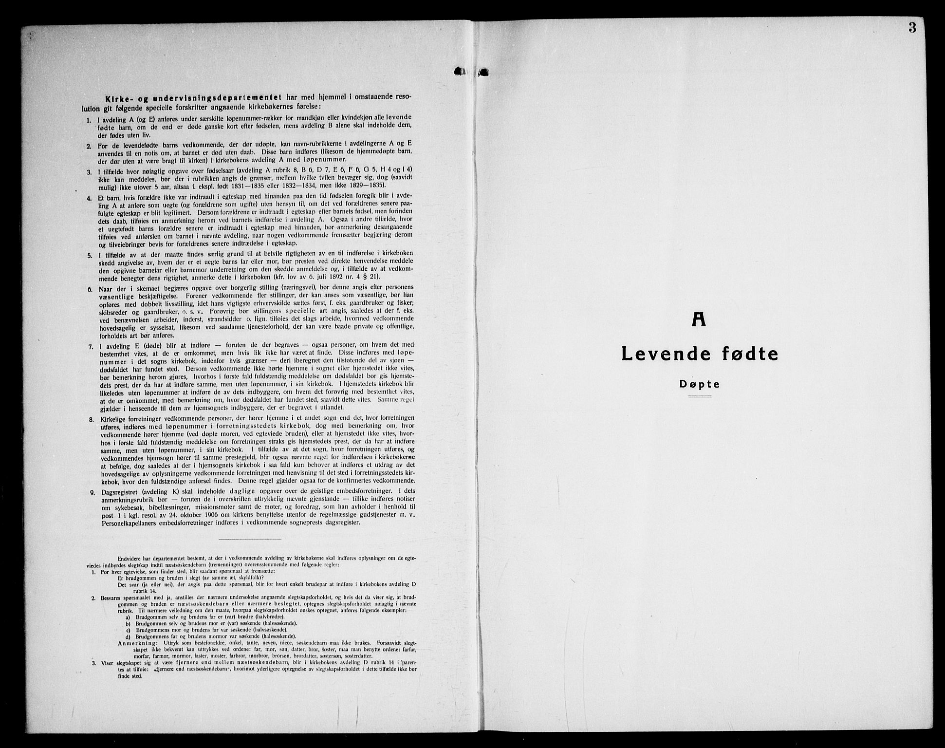 Kråkstad prestekontor Kirkebøker, AV/SAO-A-10125a/G/Gb/L0002: Parish register (copy) no. II 2, 1921-1941, p. 3