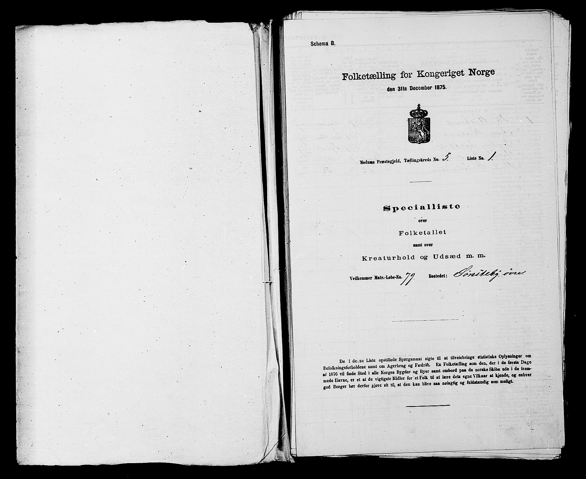 SAKO, 1875 census for 0623P Modum, 1875, p. 557