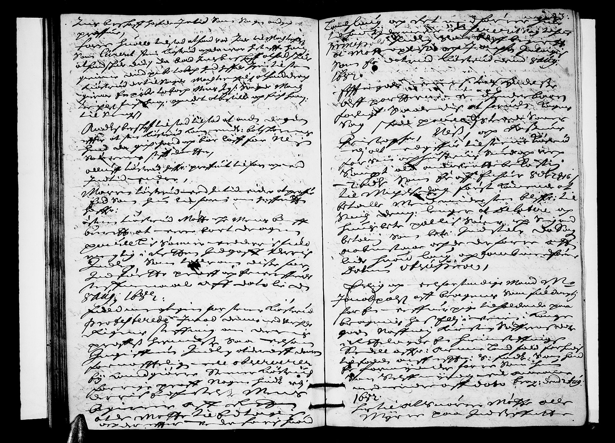 Lier, Røyken og Hurum sorenskriveri, AV/SAKO-A-89/F/Fa/L0023: Tingbok, 1682, p. 43