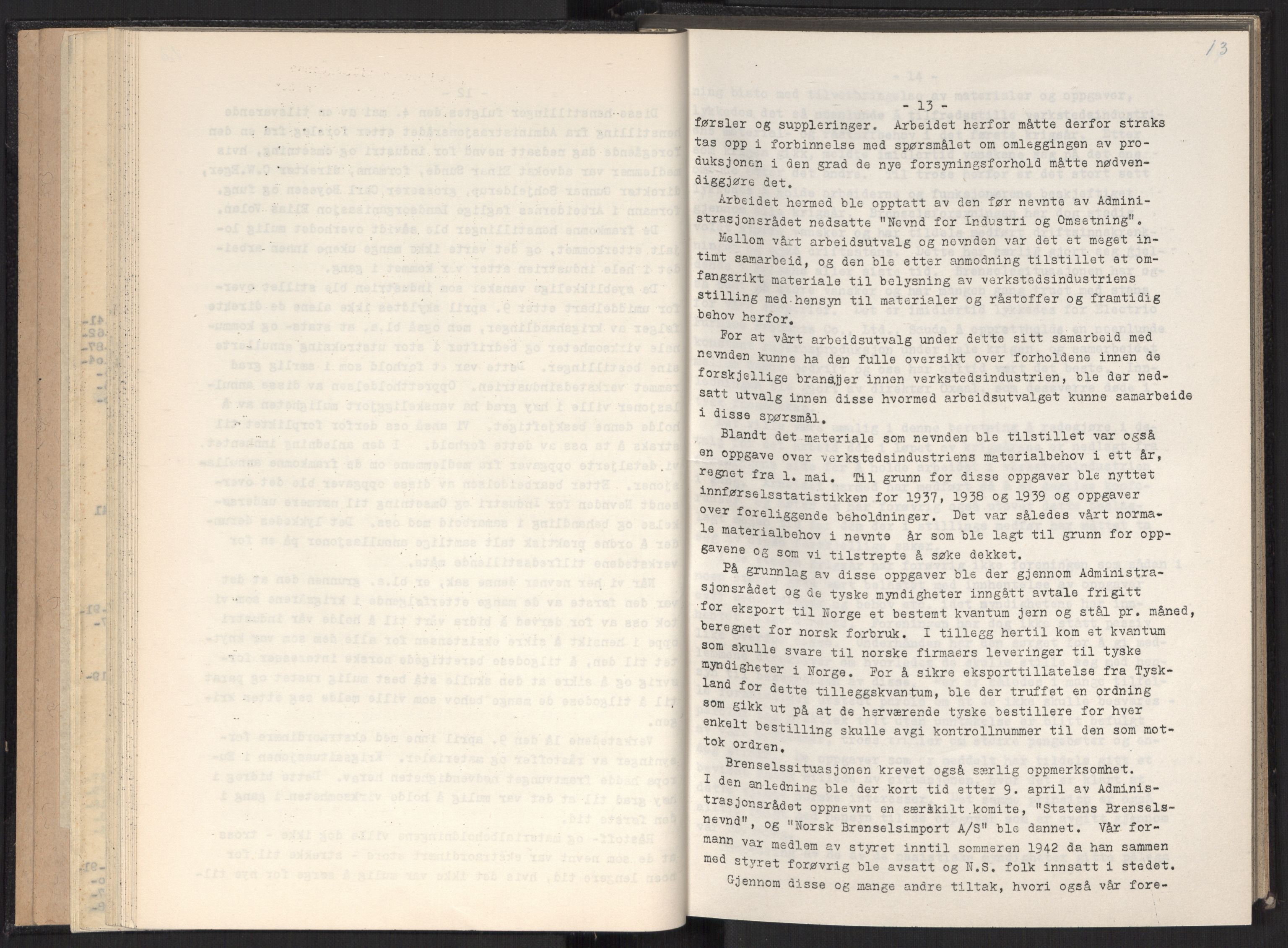 Teknologibedriftenes Landsforening TBL, AV/RA-PA-1700/A/Ad/L0007: Årsberetning med register, 1940-1951, p. 13