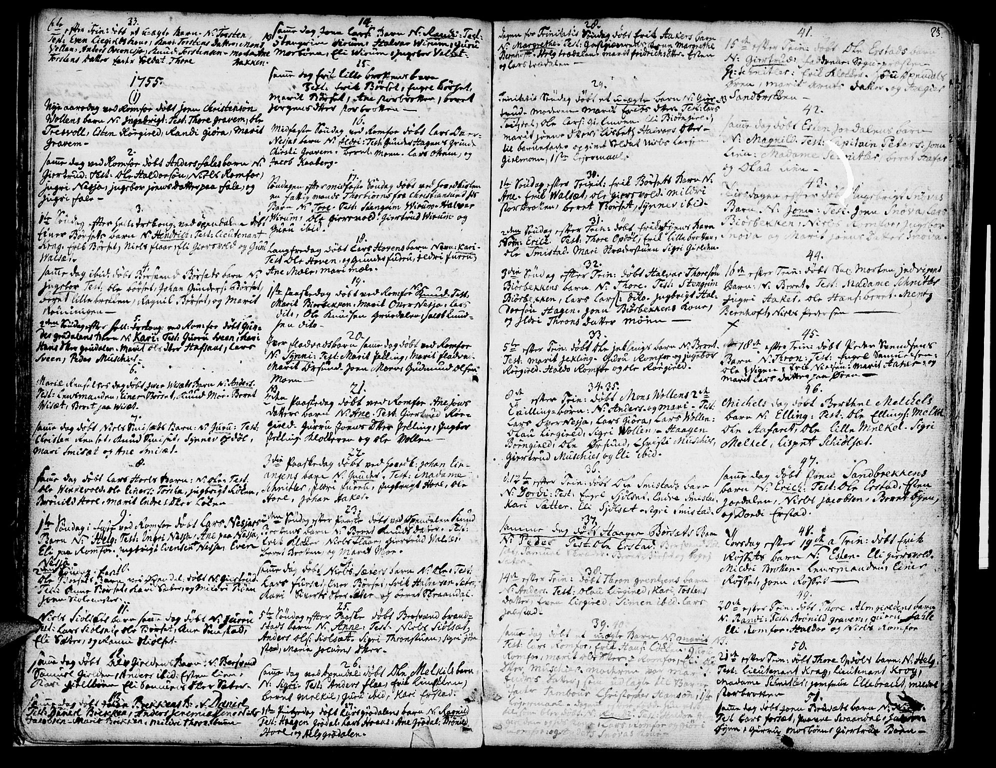 Ministerialprotokoller, klokkerbøker og fødselsregistre - Møre og Romsdal, SAT/A-1454/590/L1007: Parish register (official) no. 590A01, 1752-1793, p. 23