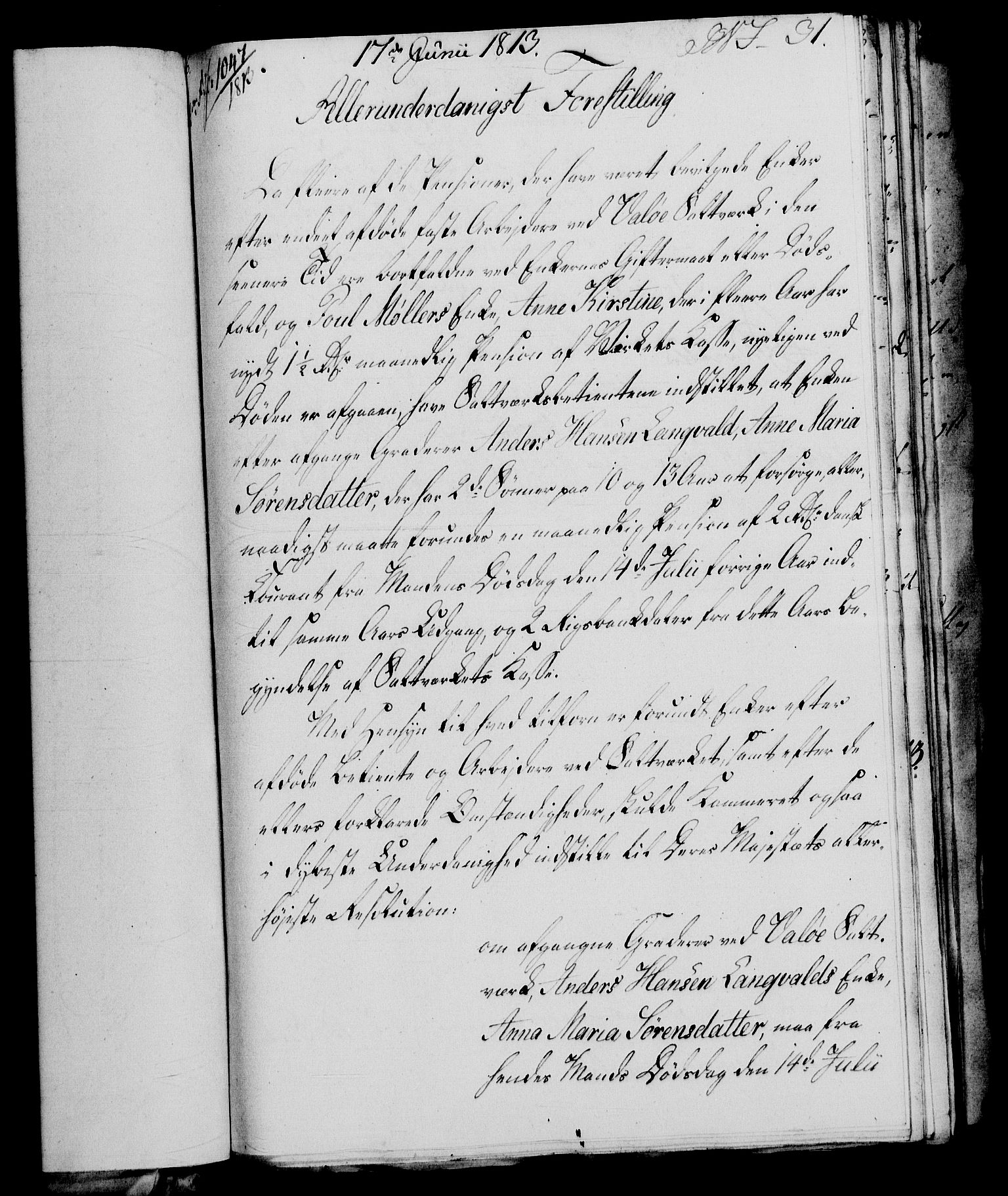 Rentekammeret, Renteskriverkontorene, AV/RA-EA-3115/M/Mf/Mfb/L0011: Relasjons- og resolusjonsprotokoll med register (merket RK 54.17), 1813-1814