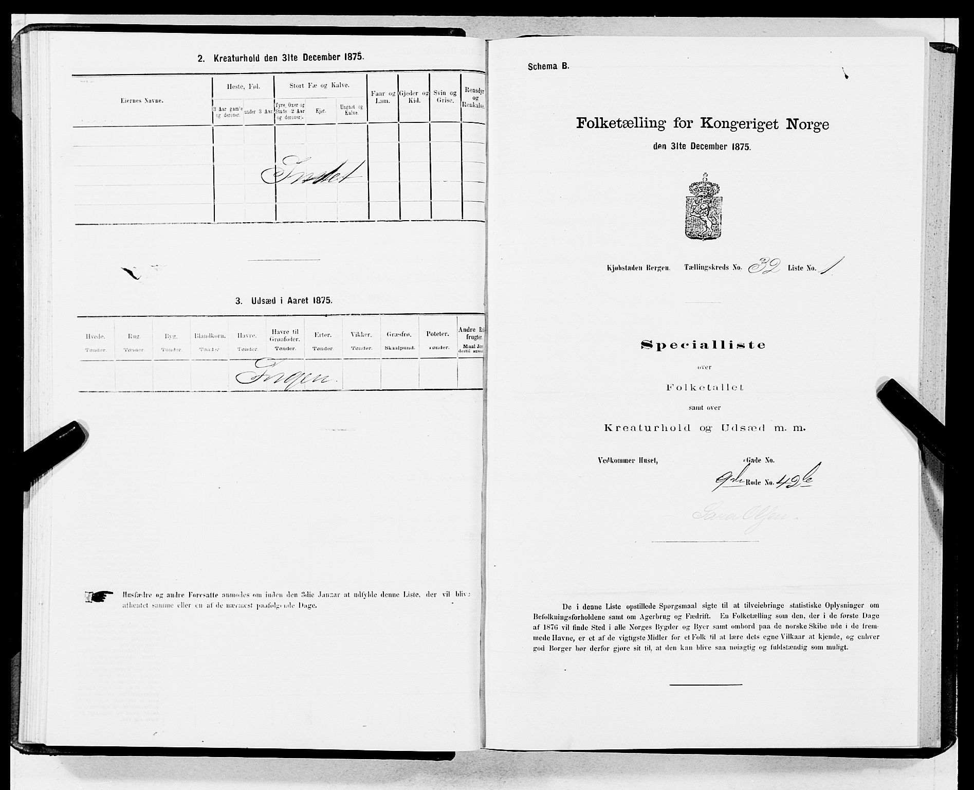 SAB, 1875 census for 1301 Bergen, 1875, p. 1621