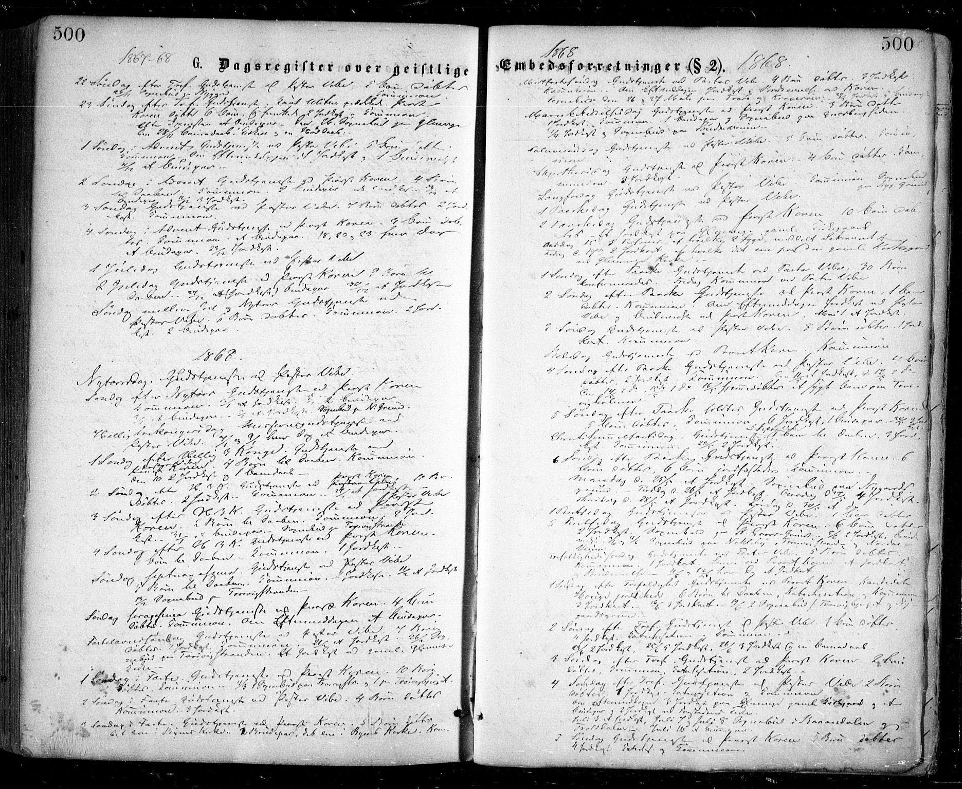 Glemmen prestekontor Kirkebøker, SAO/A-10908/F/Fa/L0008: Parish register (official) no. 8, 1862-1871, p. 500