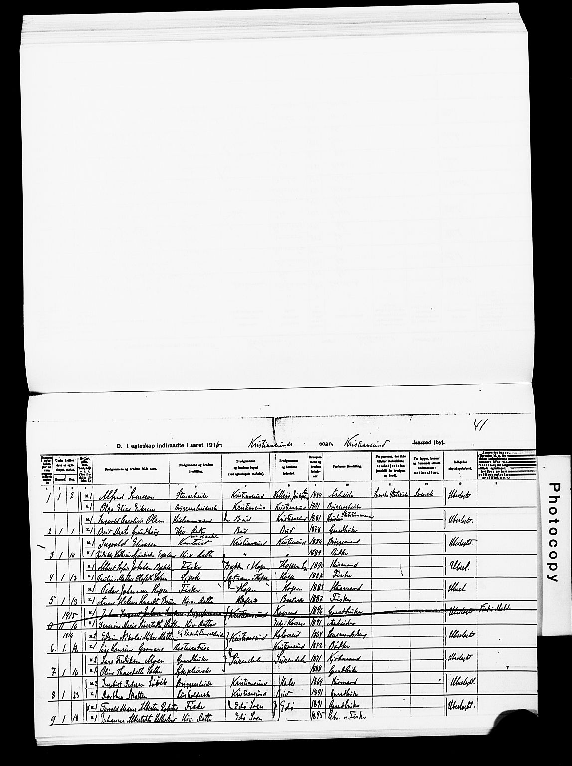 Ministerialprotokoller, klokkerbøker og fødselsregistre - Møre og Romsdal, AV/SAT-A-1454/572/L0859: Parish register (official) no. 572D03, 1903-1916