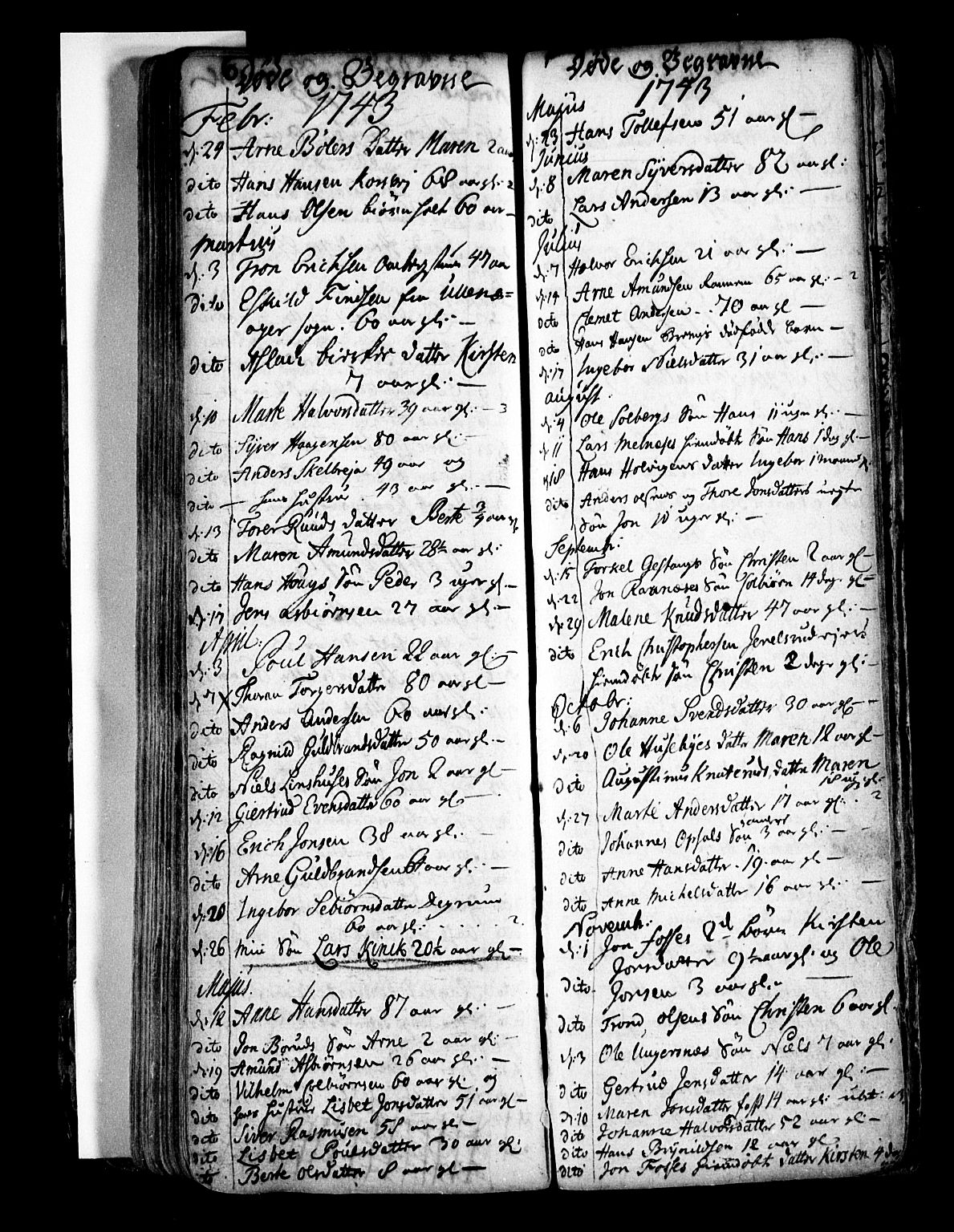 Enebakk prestekontor Kirkebøker, SAO/A-10171c/F/Fa/L0001: Parish register (official) no. I 1, 1719-1754