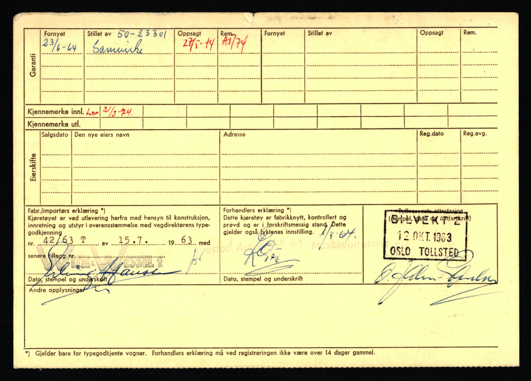 Stavanger trafikkstasjon, AV/SAST-A-101942/0/F/L0068: L-75000 - L-76799, 1930-1971, p. 1710