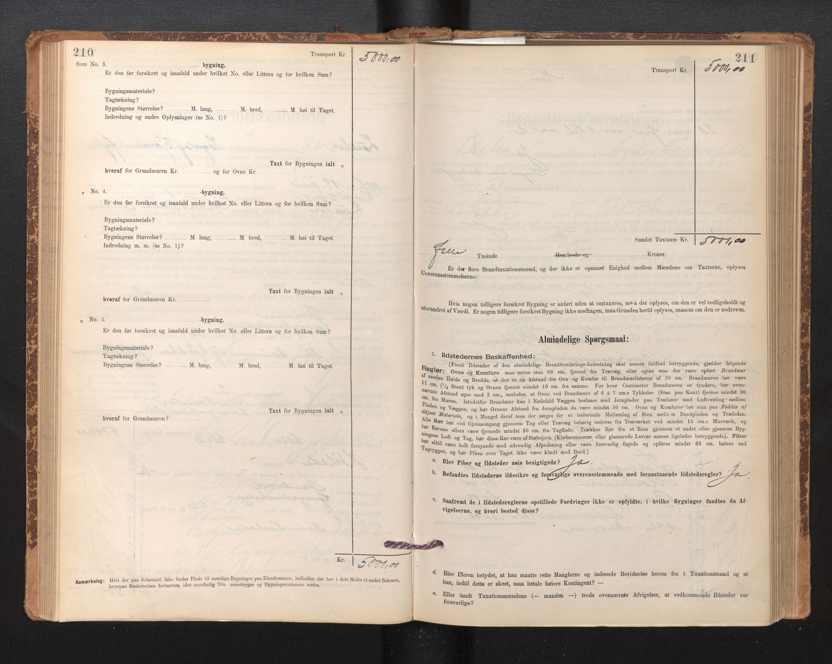 Lensmannen i Luster, AV/SAB-A-29301/0012/L0007: Branntakstprotokoll, skjematakst, 1895-1935, p. 210-211