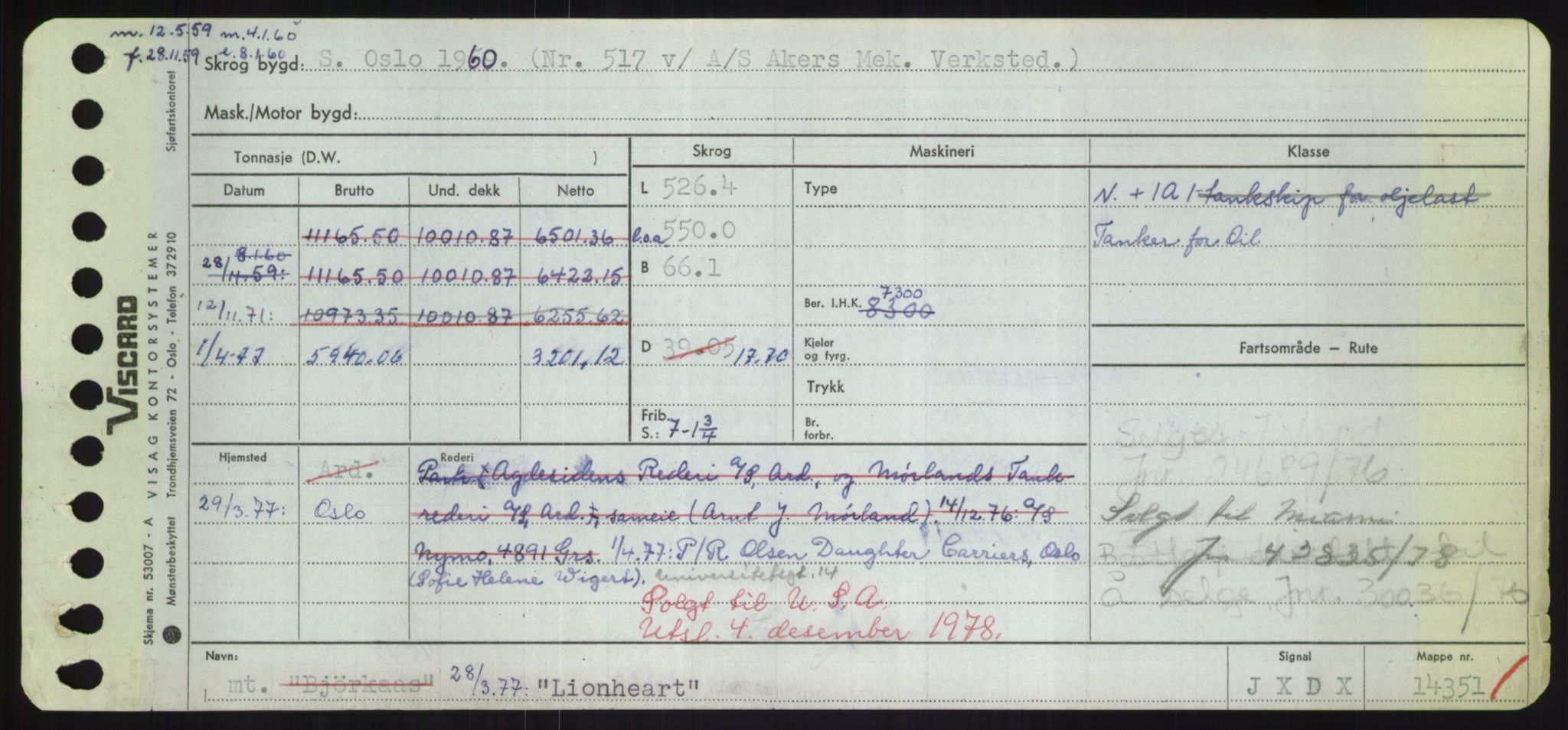 Sjøfartsdirektoratet med forløpere, Skipsmålingen, AV/RA-S-1627/H/Hd/L0023: Fartøy, Lia-Løv, p. 185