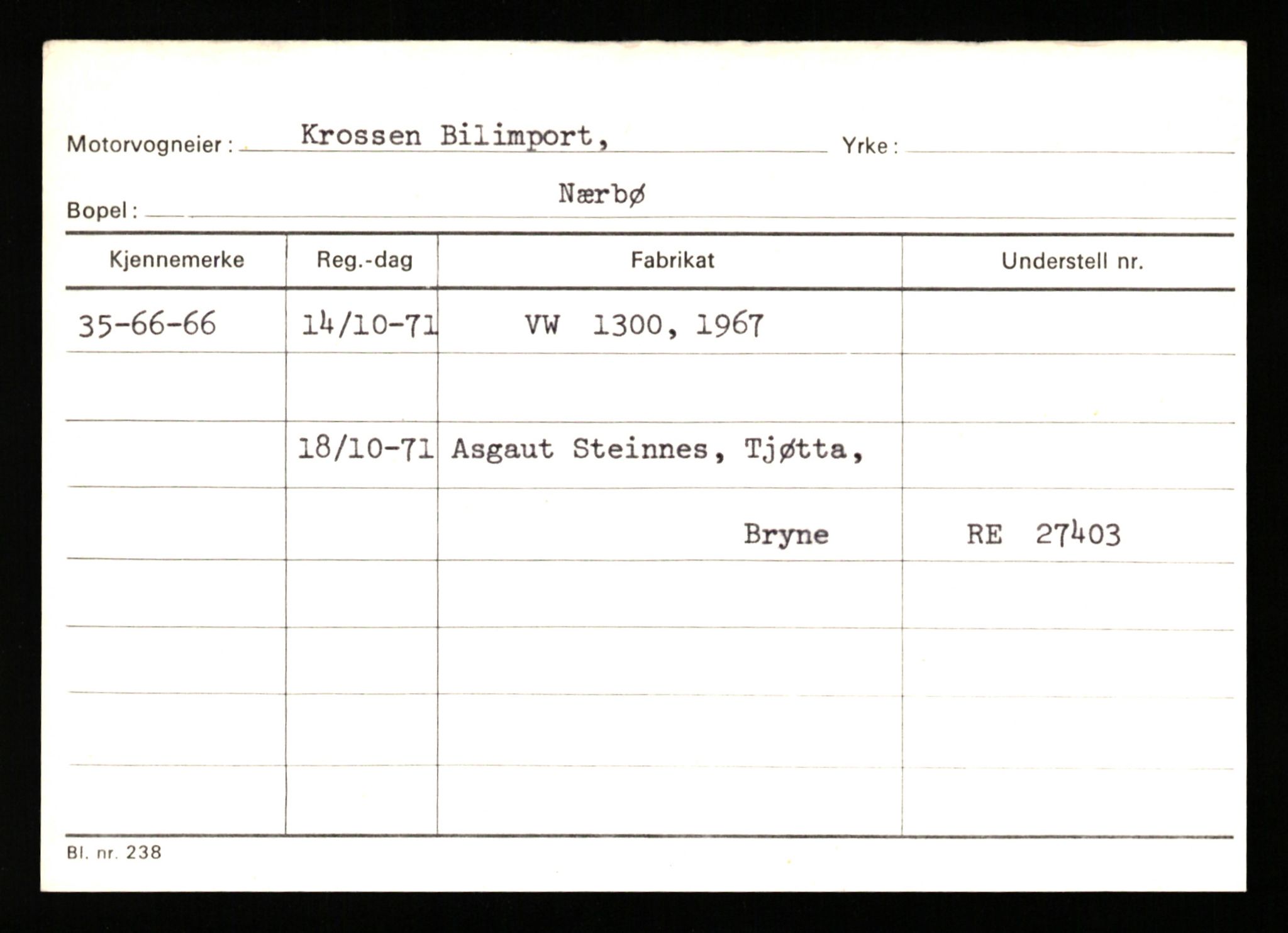 Stavanger trafikkstasjon, AV/SAST-A-101942/0/G/L0011: Registreringsnummer: 240000 - 363477, 1930-1971, p. 3177