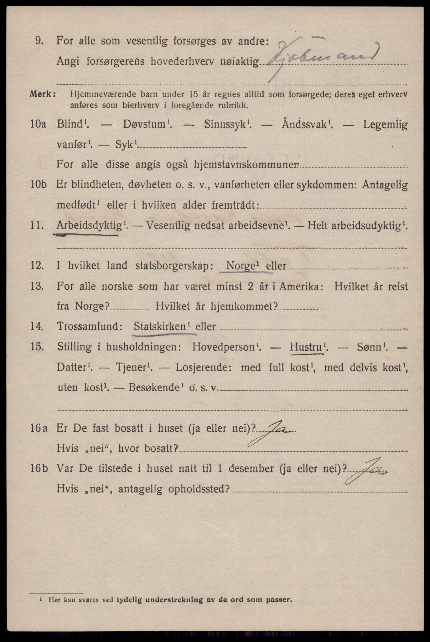 SAST, 1920 census for Haugesund, 1920, p. 33574